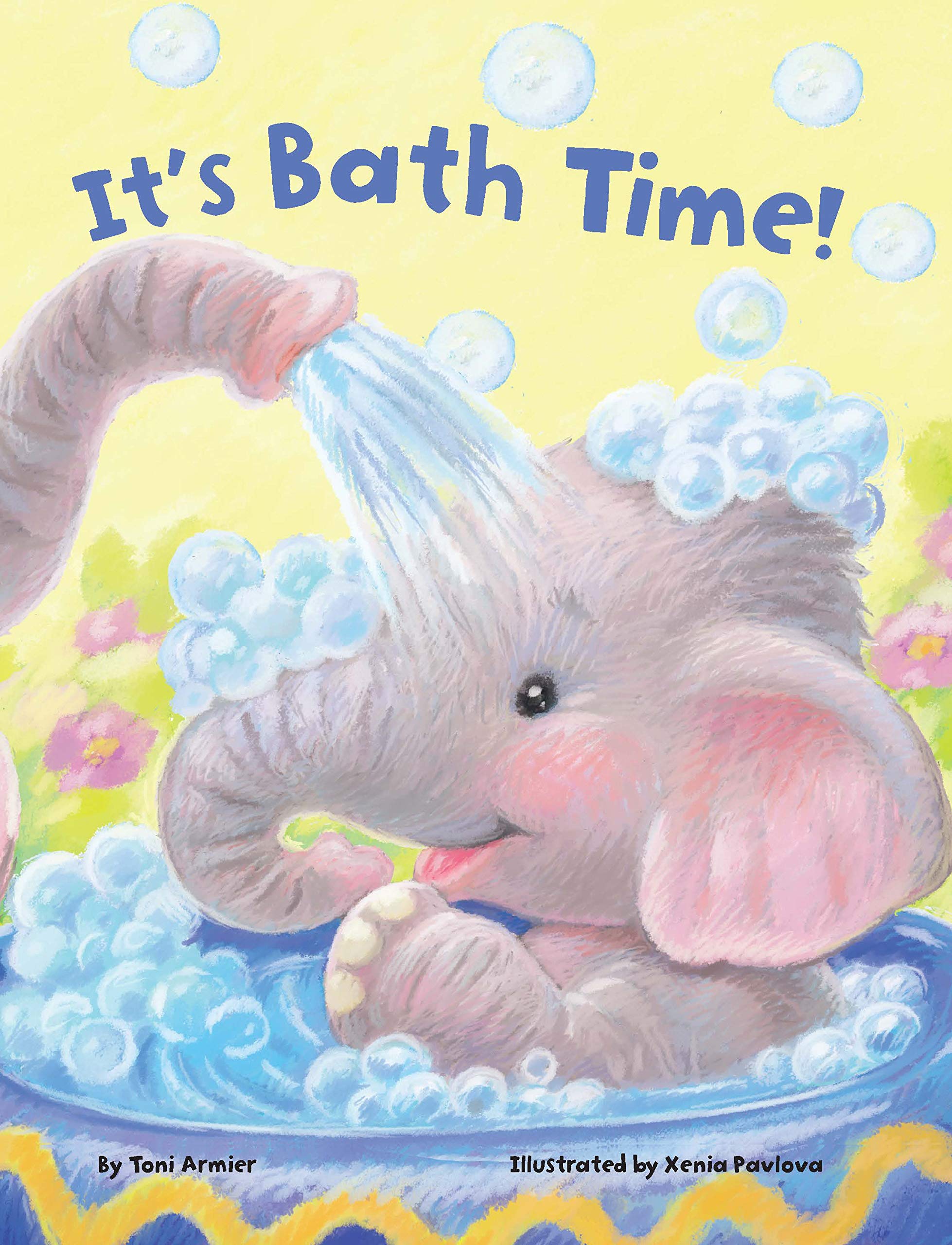 It's Bath Time - Little Hippo Books - Children's Padded Board Book - Bedtime Story Children's books