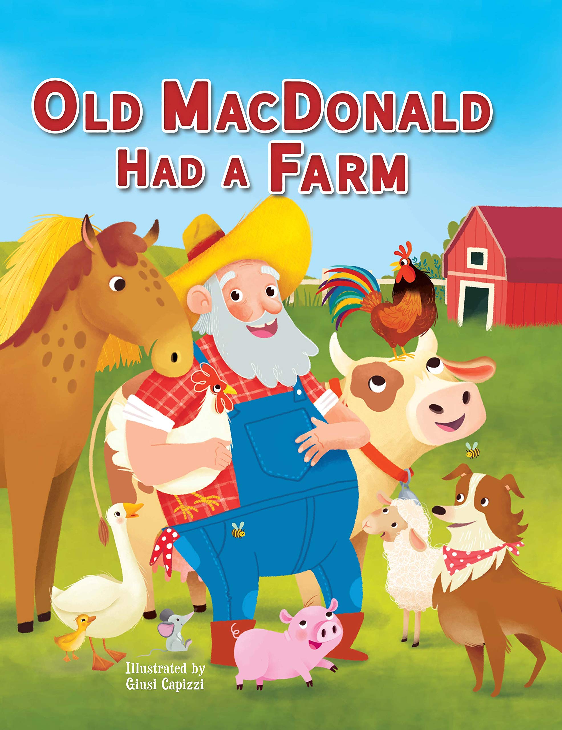 Old MacDonald Had a Farm - Little Hippo Books - Children's Padded Board Book - Classic Sing-along Farm Tale Children's books
