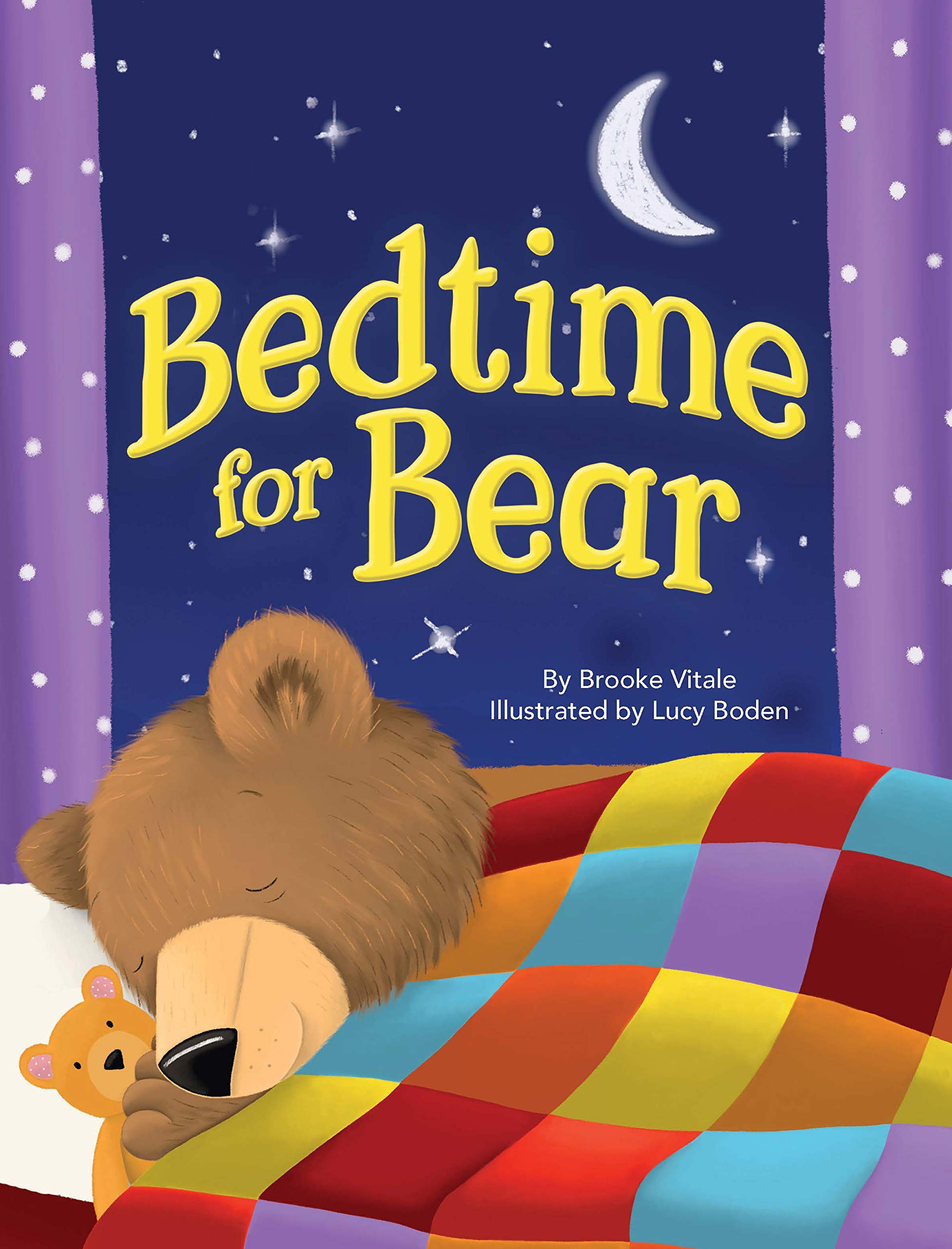 Bedtime for Bear - Little Hippo Books - Children's Padded Board Book Children's books