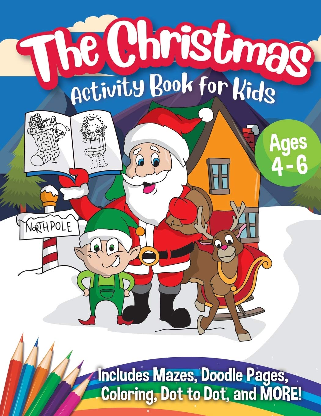 The Christmas Activity Book for Kids - Ages 4-6 Non-fiction