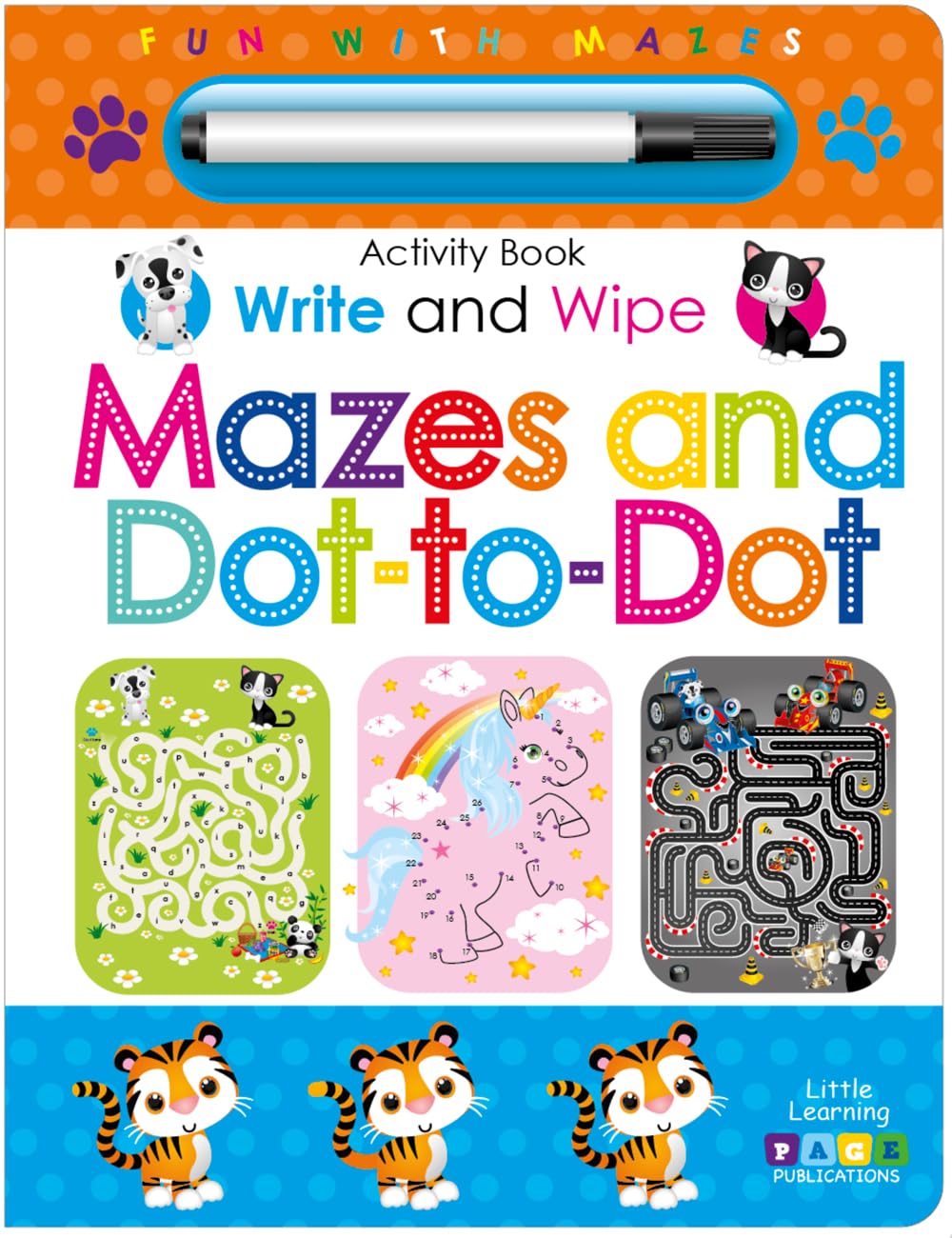 Page Publications Collection - Little Learning Write and Wipe Collection - Best Toddler Activity Book Set of 4 - Early Learning for Children - Perfect for Age 1 to 4 Books
