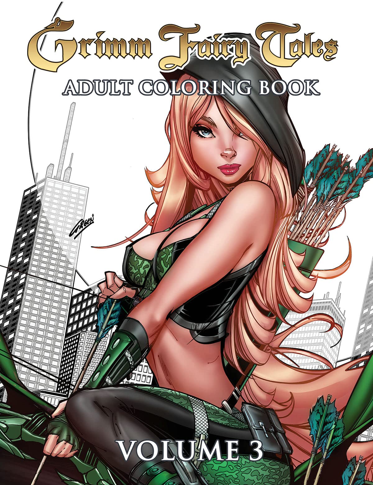 Grimm Fairy Tales Adult Coloring Book Volume 3 Horror & Mystery