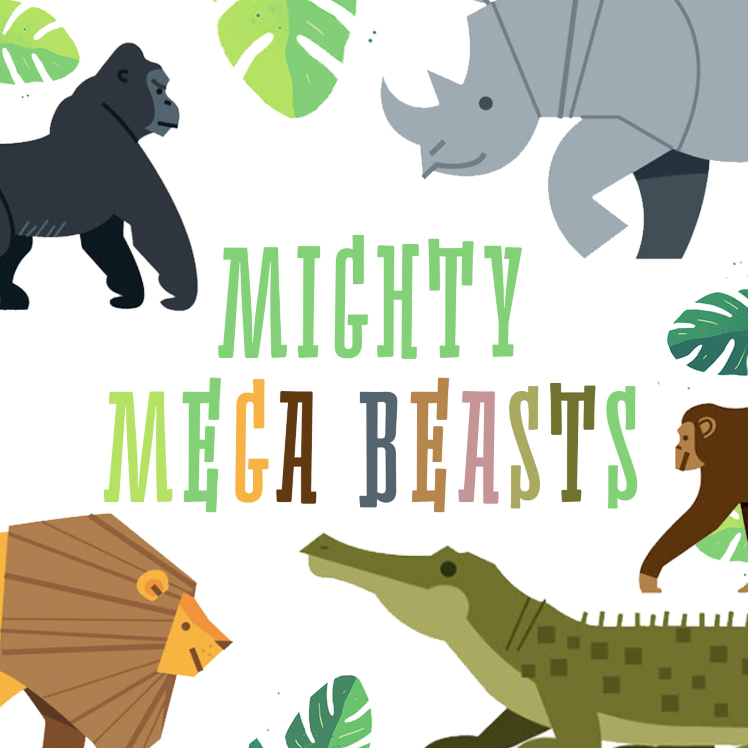 Mighty Mega Beasts: A Lift-The-Flap Book Non-fiction