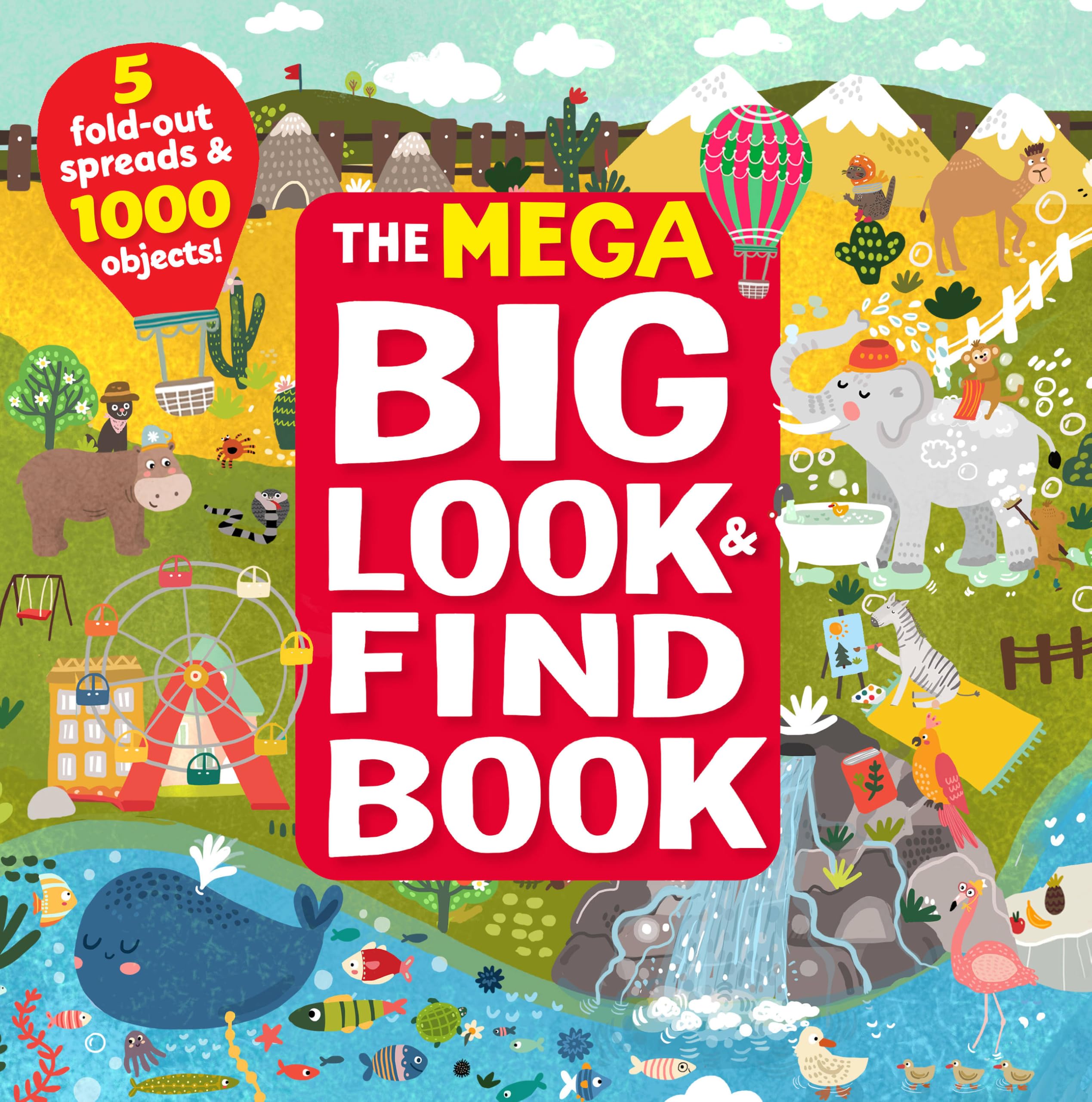 Big Look & Find Book: 5 Fold-Out Spreads & 1000 Objects! (Big Look and Find) Non-fiction