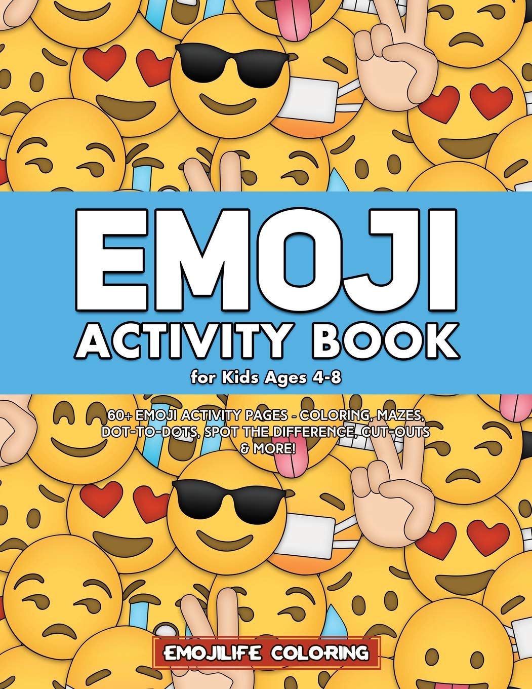 Emoji Activity Book for Kids Ages 4-8 Tiptoi & Games