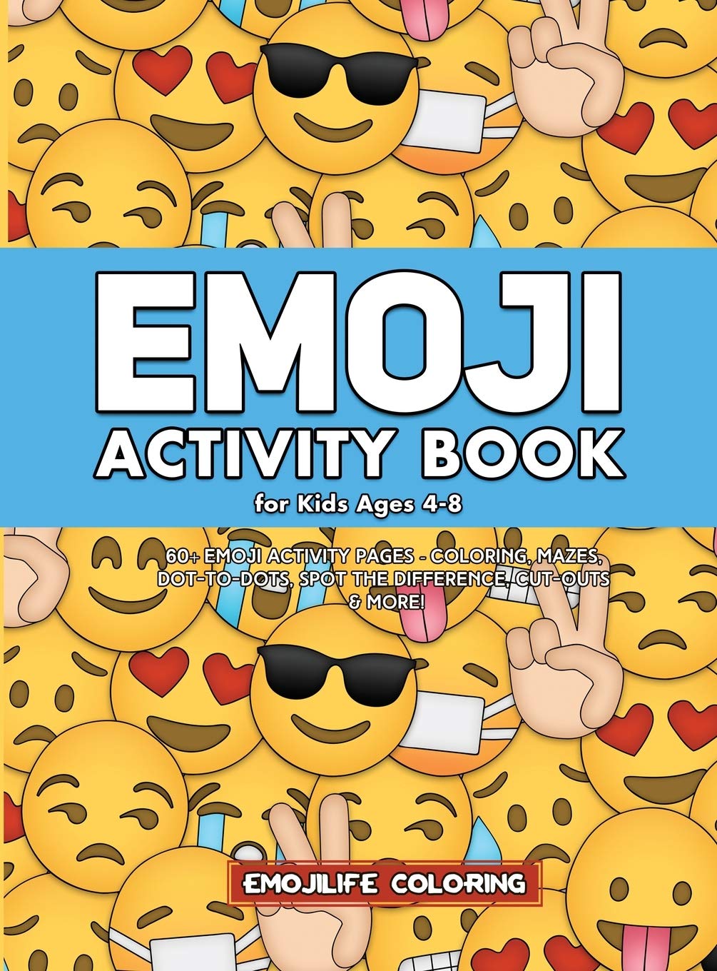 Emoji Activity Book for Kids Ages 4-8 Tiptoi & Games