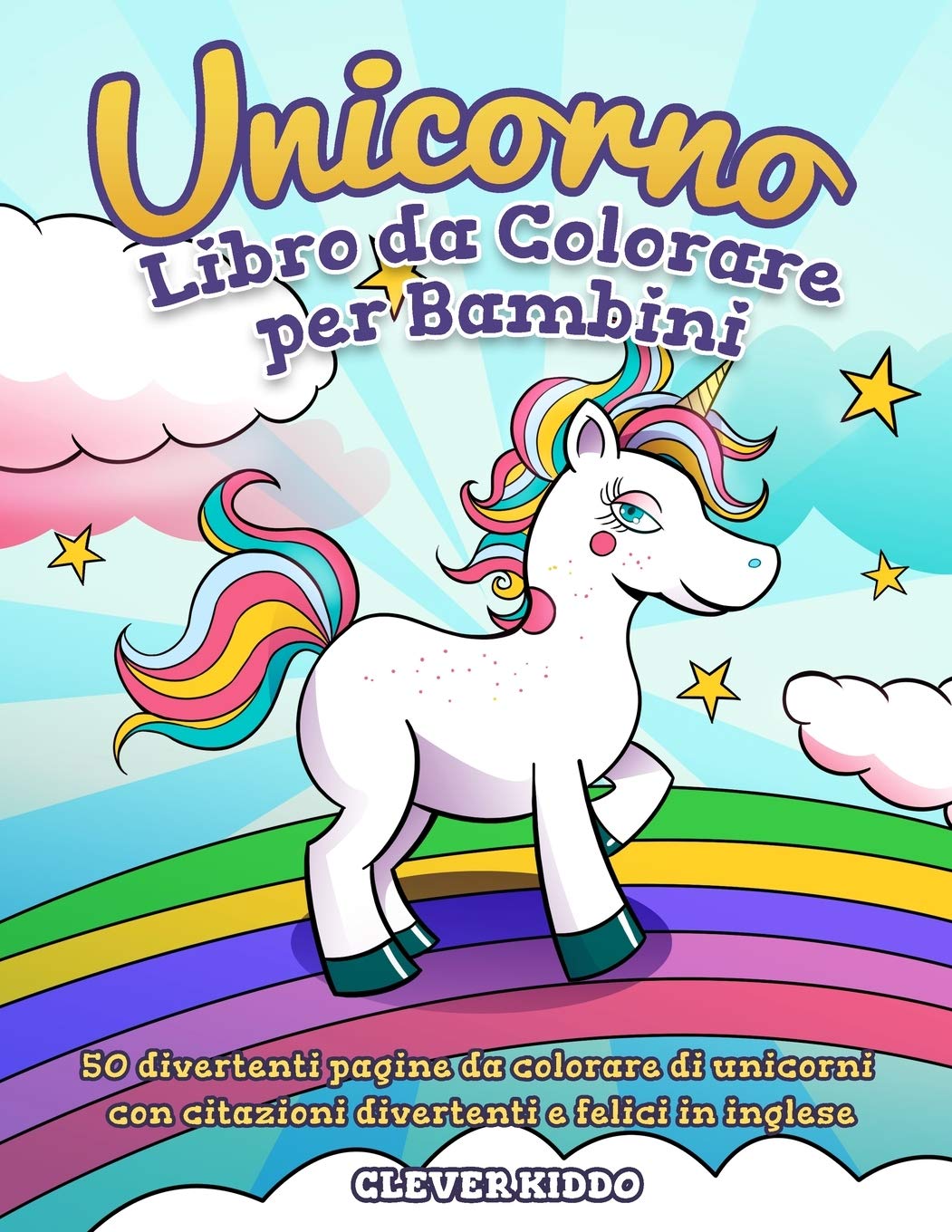 Unicorno libro da colorare per bambini Tiptoi & Games