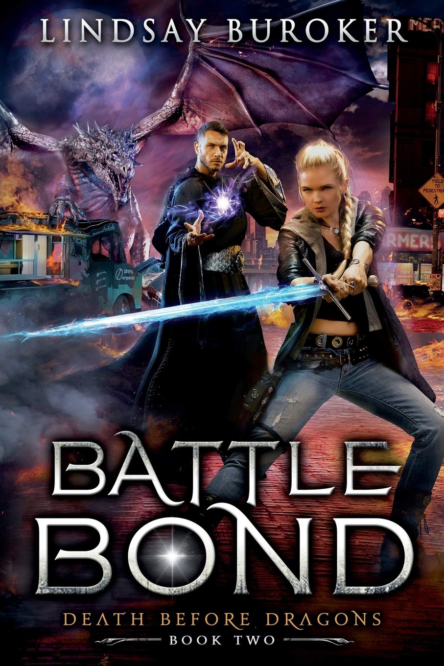 Battle Bond: An Urban Fantasy Dragon Series (Death Before Dragons, Band 2) Dark Fantasy