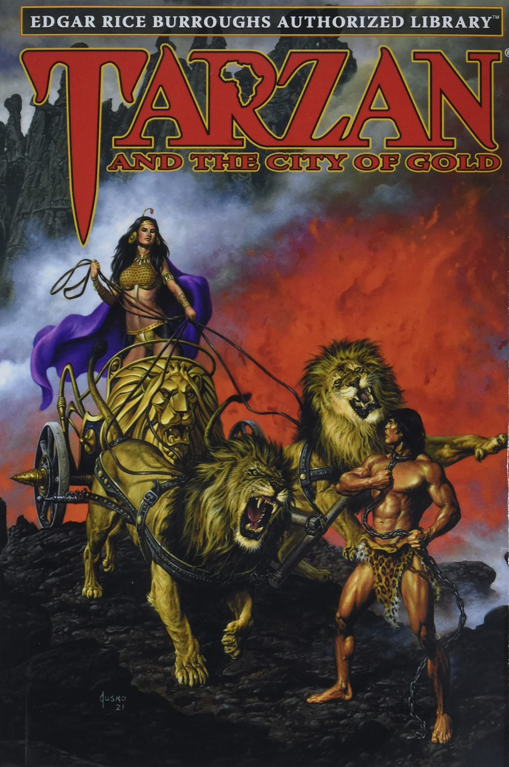 Tarzan and the City of Gold: Edgar Rice Burroughs Authorized Library book