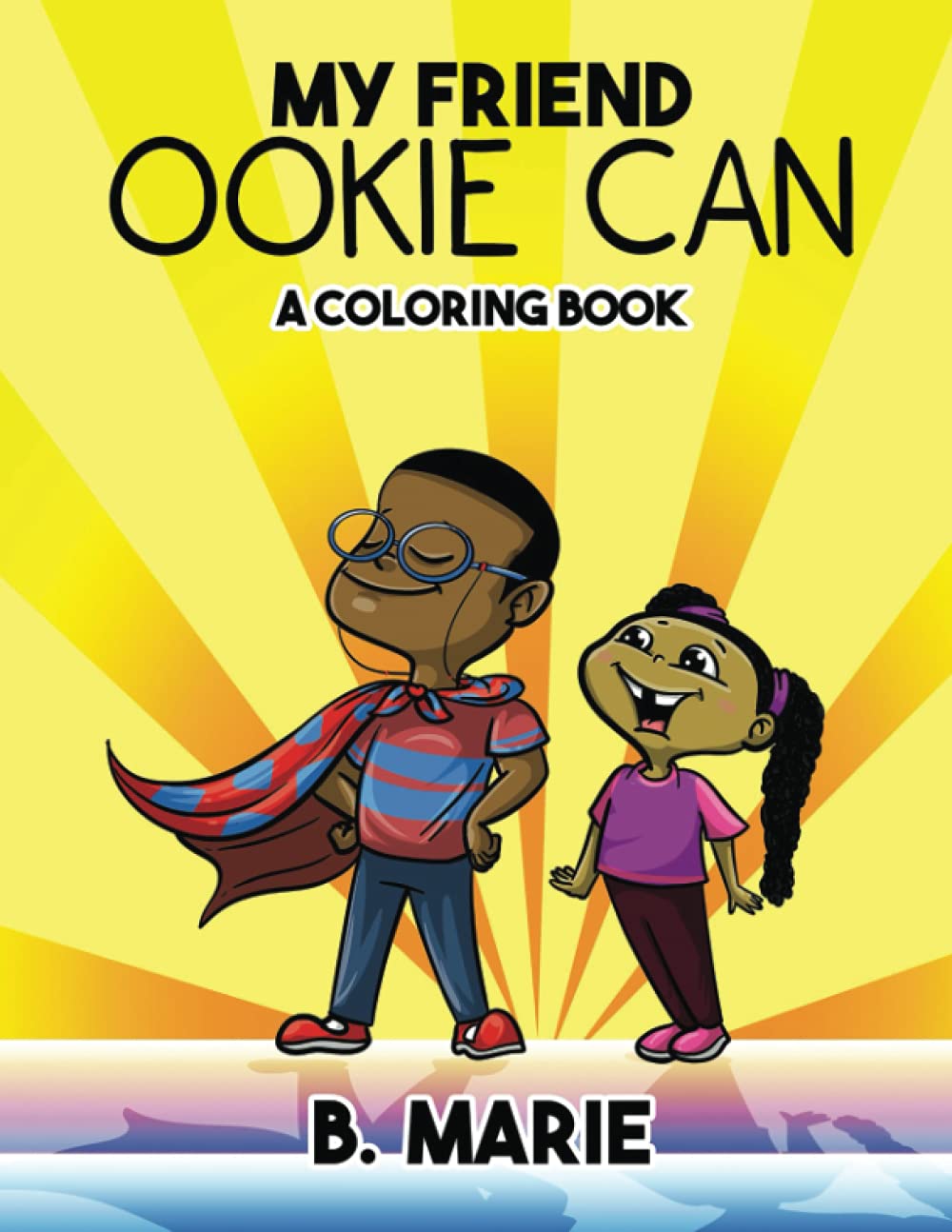 My Friend Ookie Can: A Coloring Book Manga