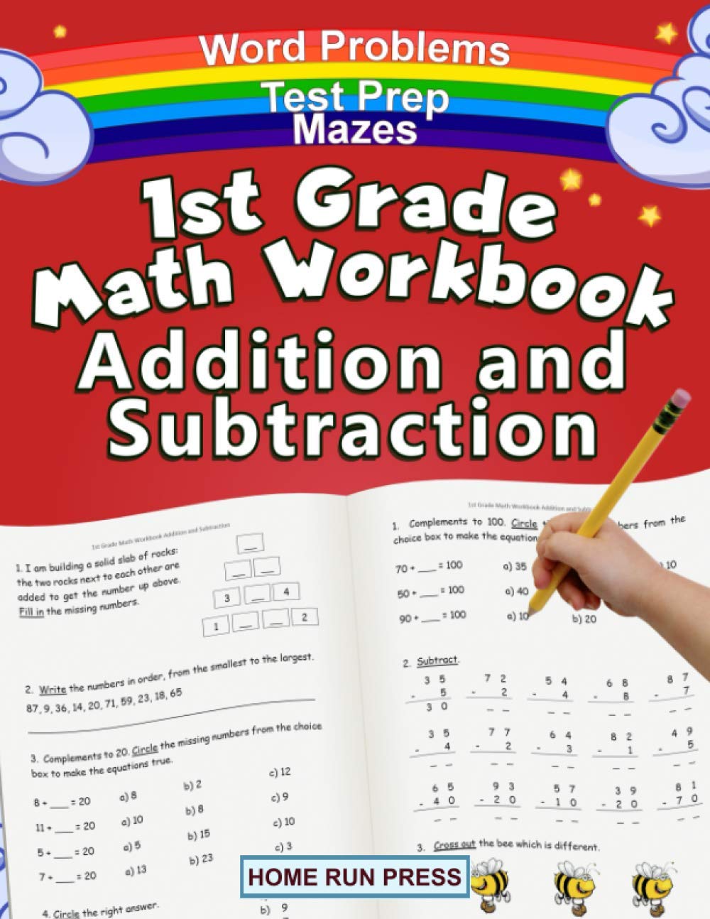 1st Grade Math Workbook Addition and Subtraction: Grade 1 Workbooks, Math Books for 1st Graders, Ages 4-8 Computer Science