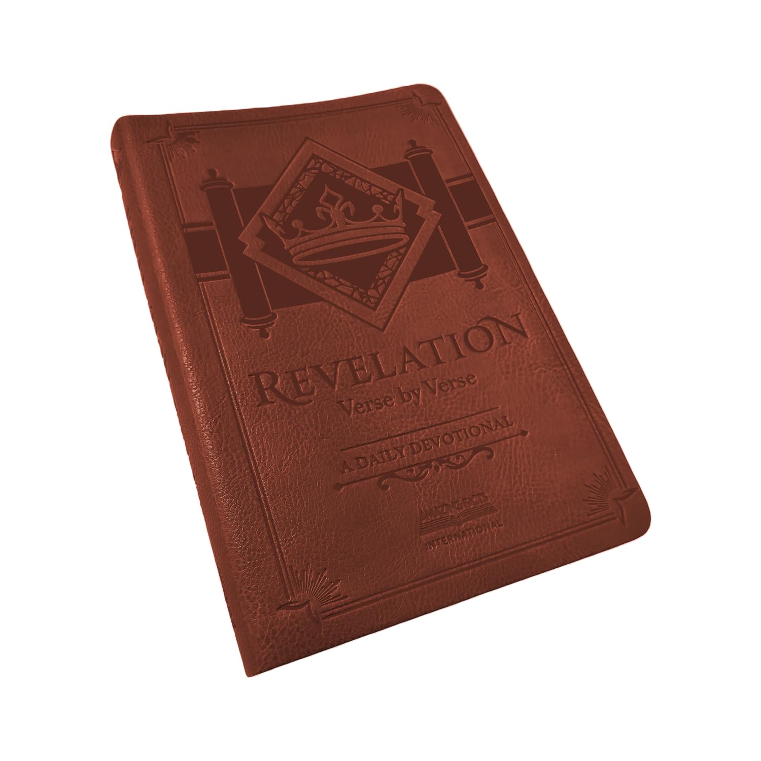Revelation Verse by Verse: A Daily Devotional by Doug Batchelor, Leathersoft Brown Books