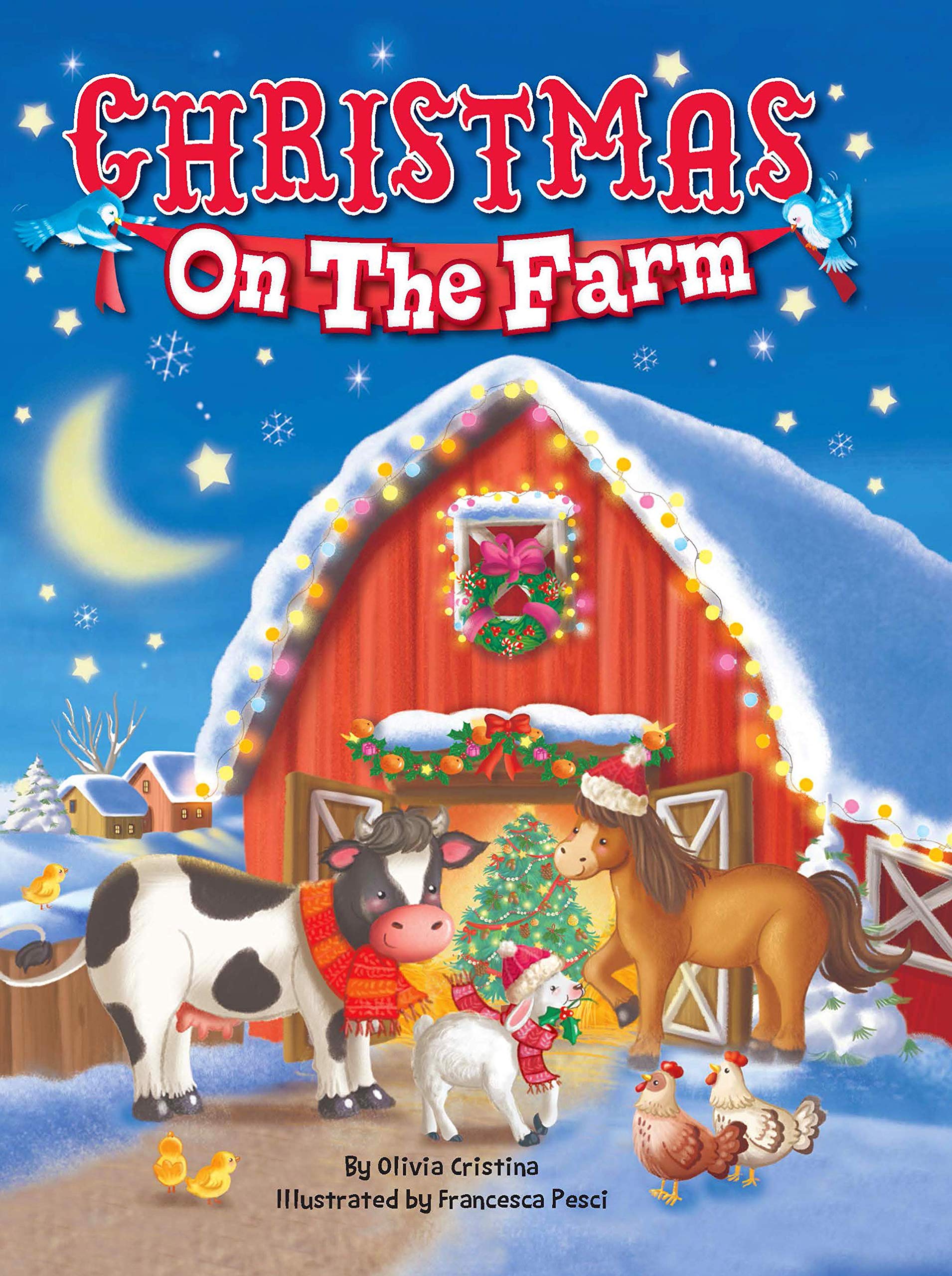 Christmas On The Farm - Childrens Padded Board Book Children's books