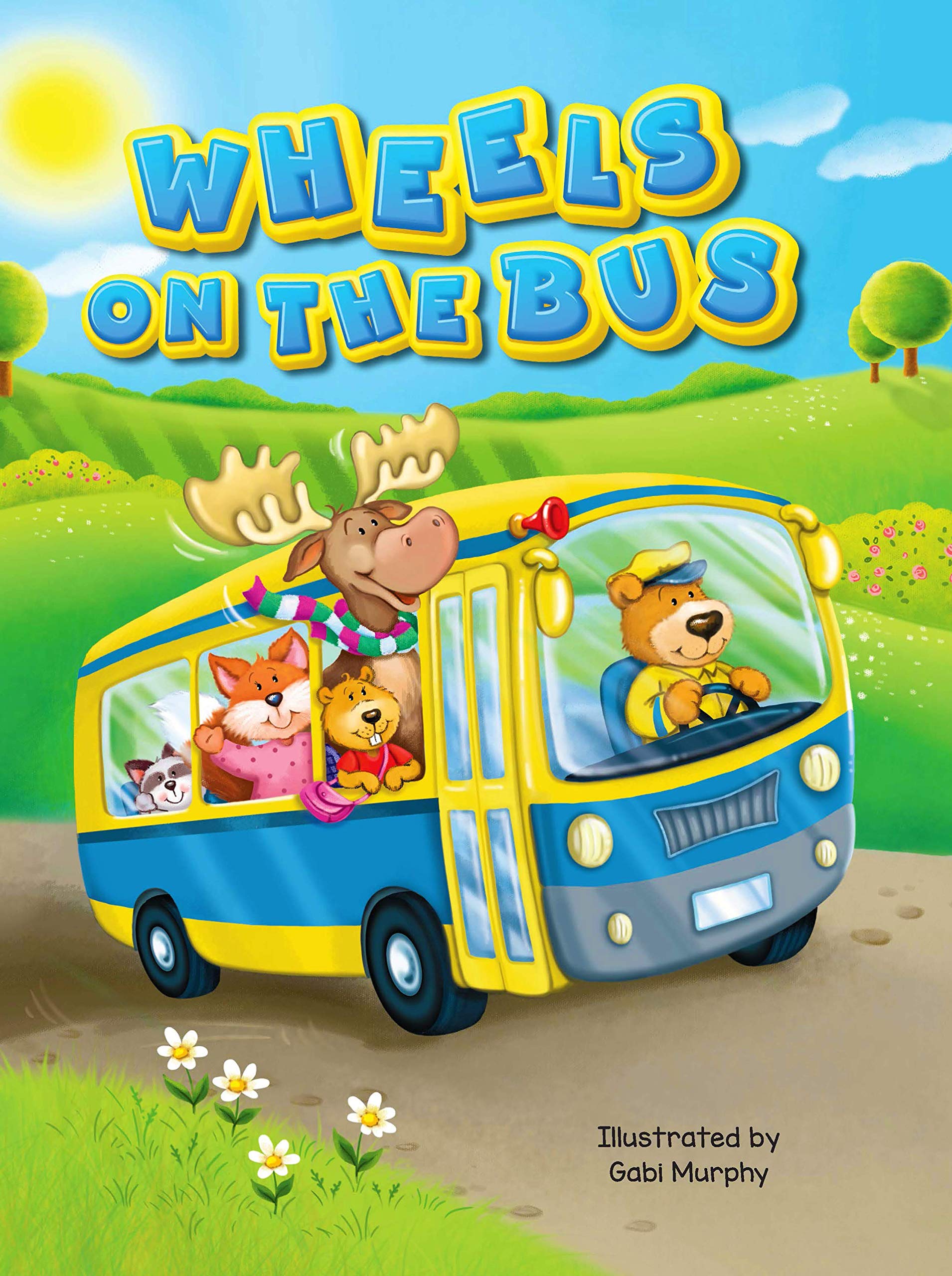 Wheels On The Bus - Childrens Padded Board Book - Classic Sing Along Children's books