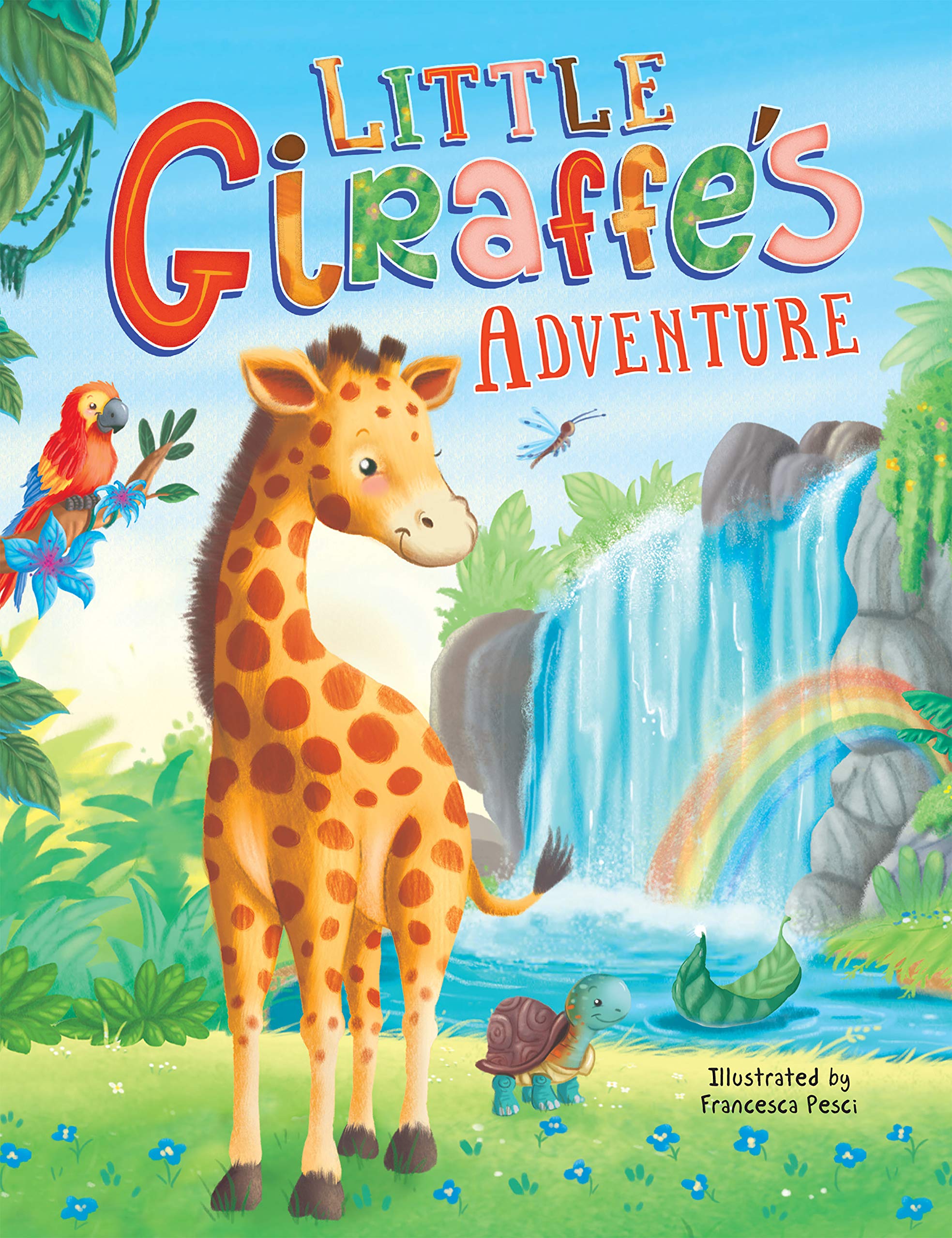Little Giraffe's Adventure - Children's Padded Board Book Children's books