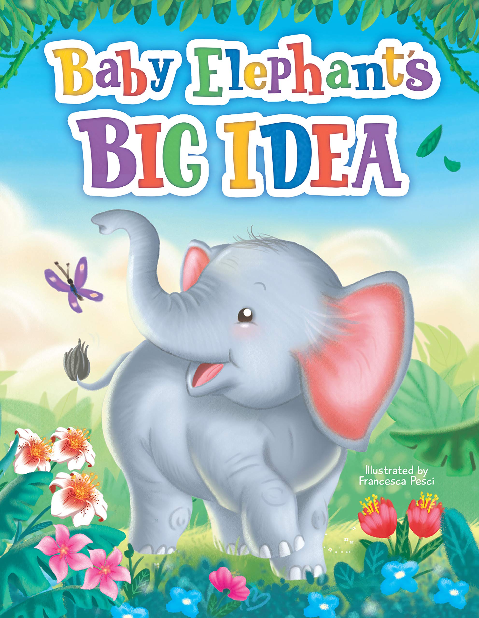 Baby Elephant's Big Idea - Children's Padded Board Book Children's books