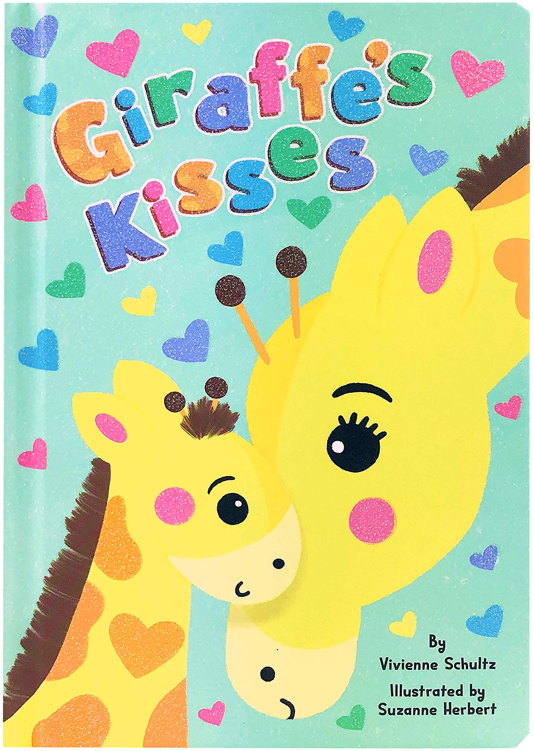Giraffe's Kisses - Sparkle Board Book - Novelty Book Children's books