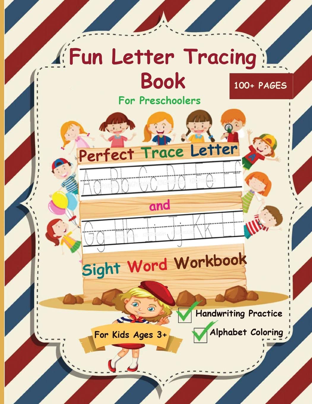 Fun Letter Tracing Book For Preschoolers Study Guides