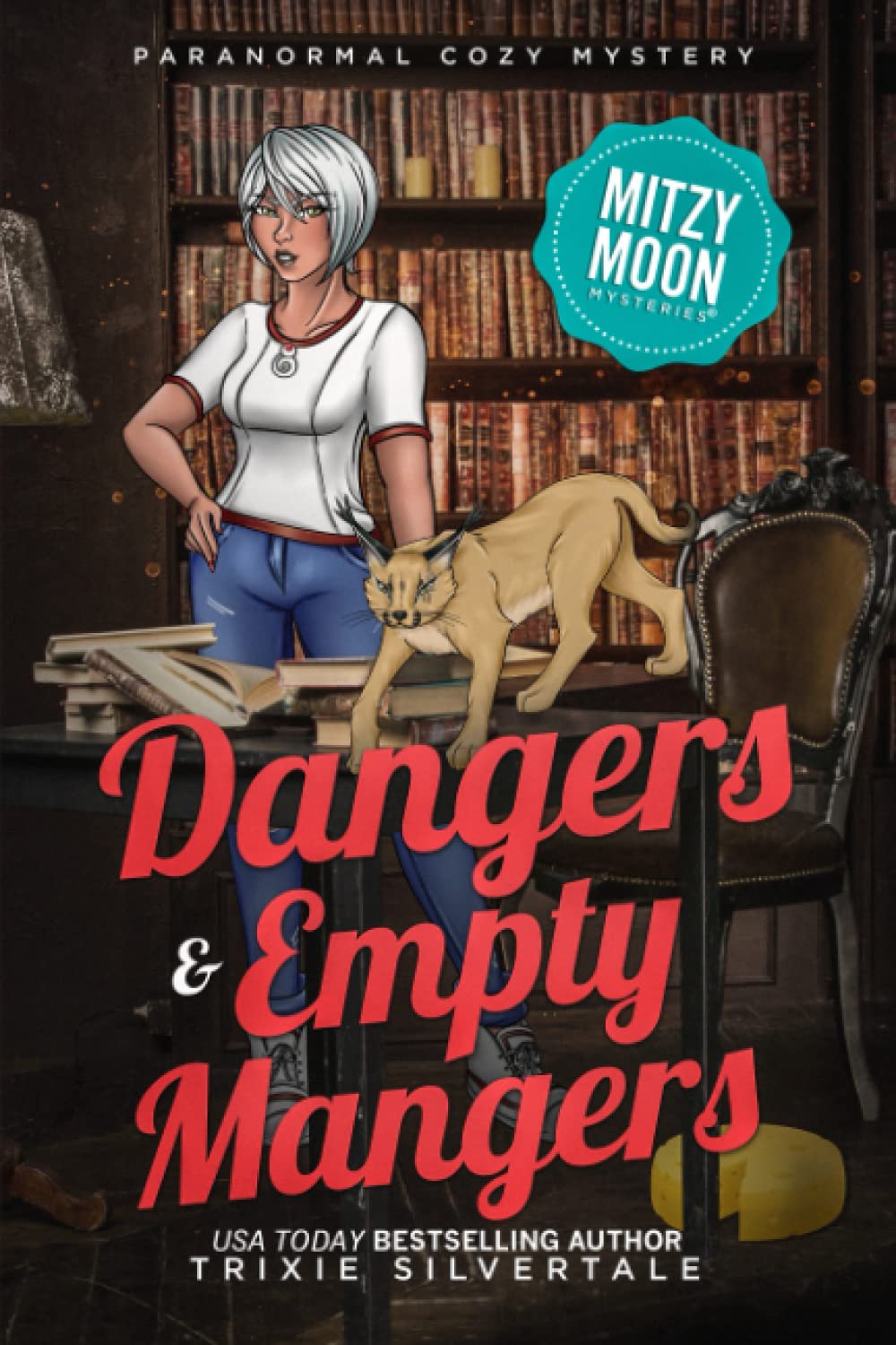 Dangers and Empty Mangers: Paranormal Cozy Mystery (Mitzy Moon Mysteries, Band 17) Contemporary literature