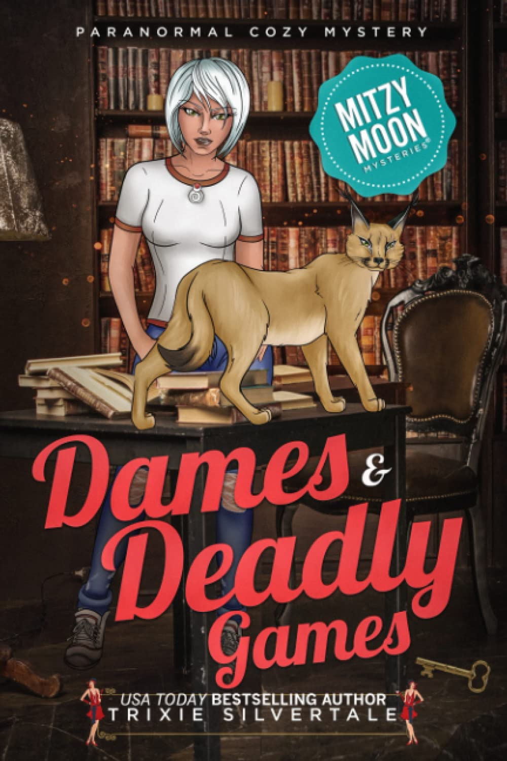 Dames and Deadly Games: Paranormal Cozy Mystery (Mitzy Moon Mysteries, Band 13) Cosy Mystery & Humour