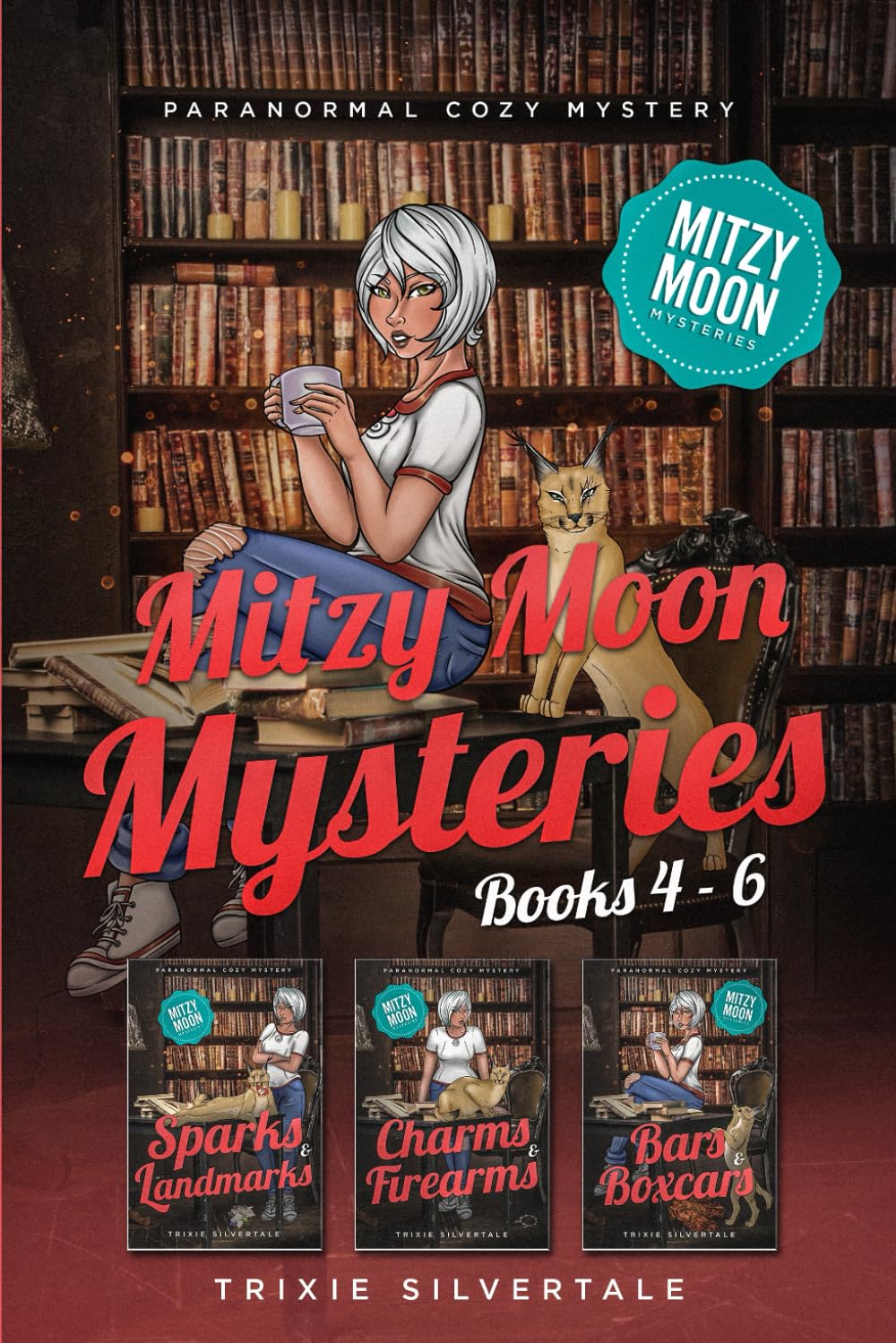 Mitzy Moon Mysteries Books 4-6: Paranormal Cozy Mystery (Mitzy Moon Mysteries Box Set, Band 2) Contemporary literature