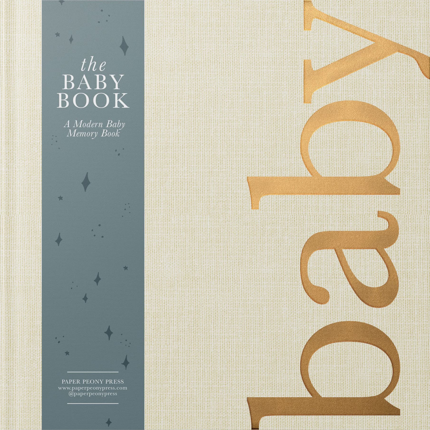 The Baby Memory Book: Beautiful Modern Baby Book and Scrapbook for Baby's First Years to Track Special Moments, Milestones and Growth from Pregnancy to First 5 Years Health, Nutrition & Fitness