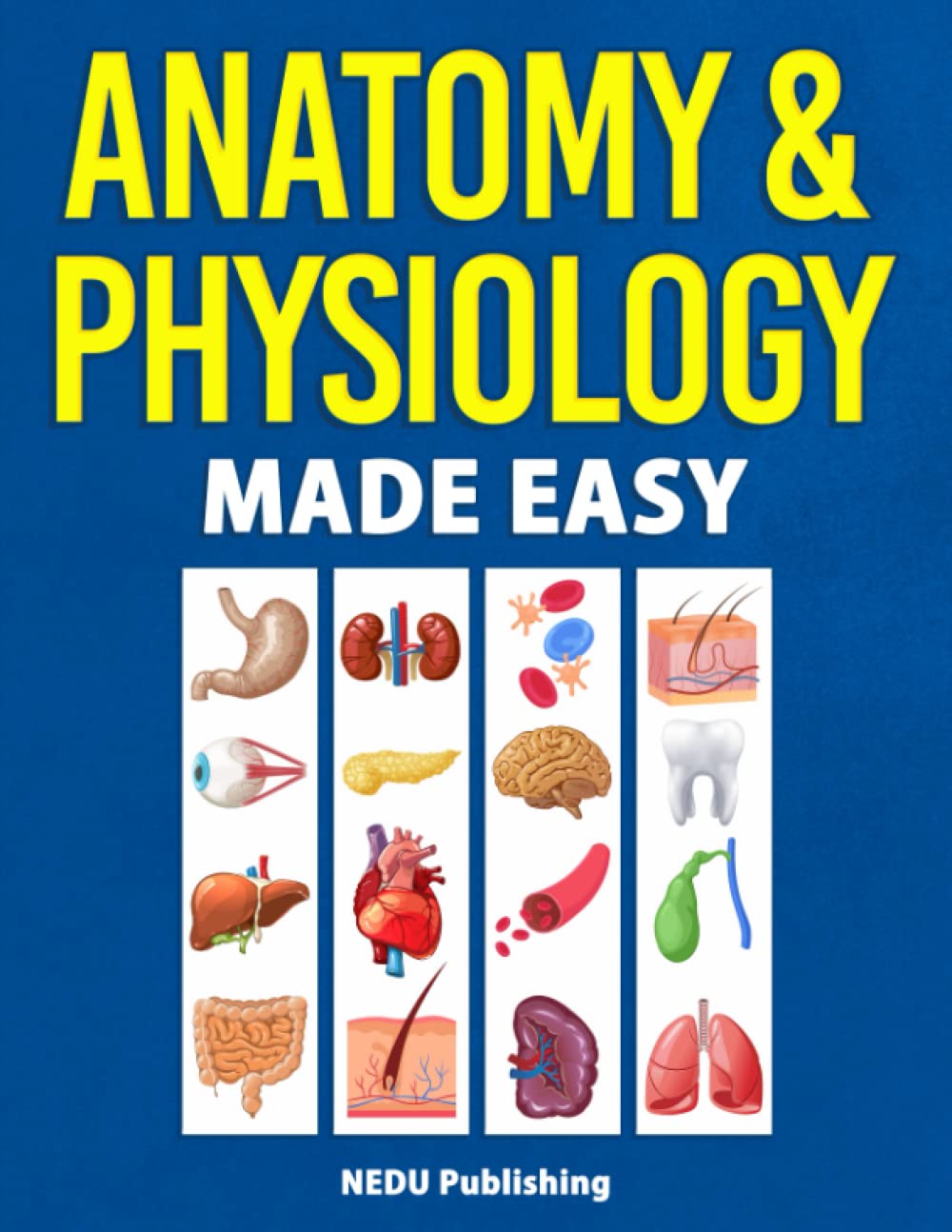 Anatomy & Physiology Made Easy: An Illustrated Study Guide for Students To Easily Learn Anatomy and Physiology Medicine