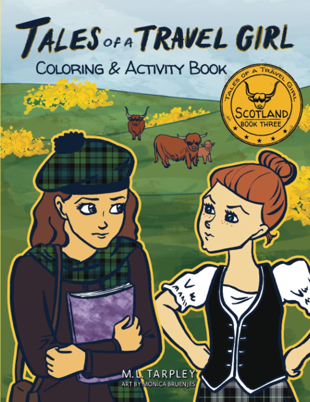 Tales of a Travel Girl Coloring and Activity Book Non-fiction
