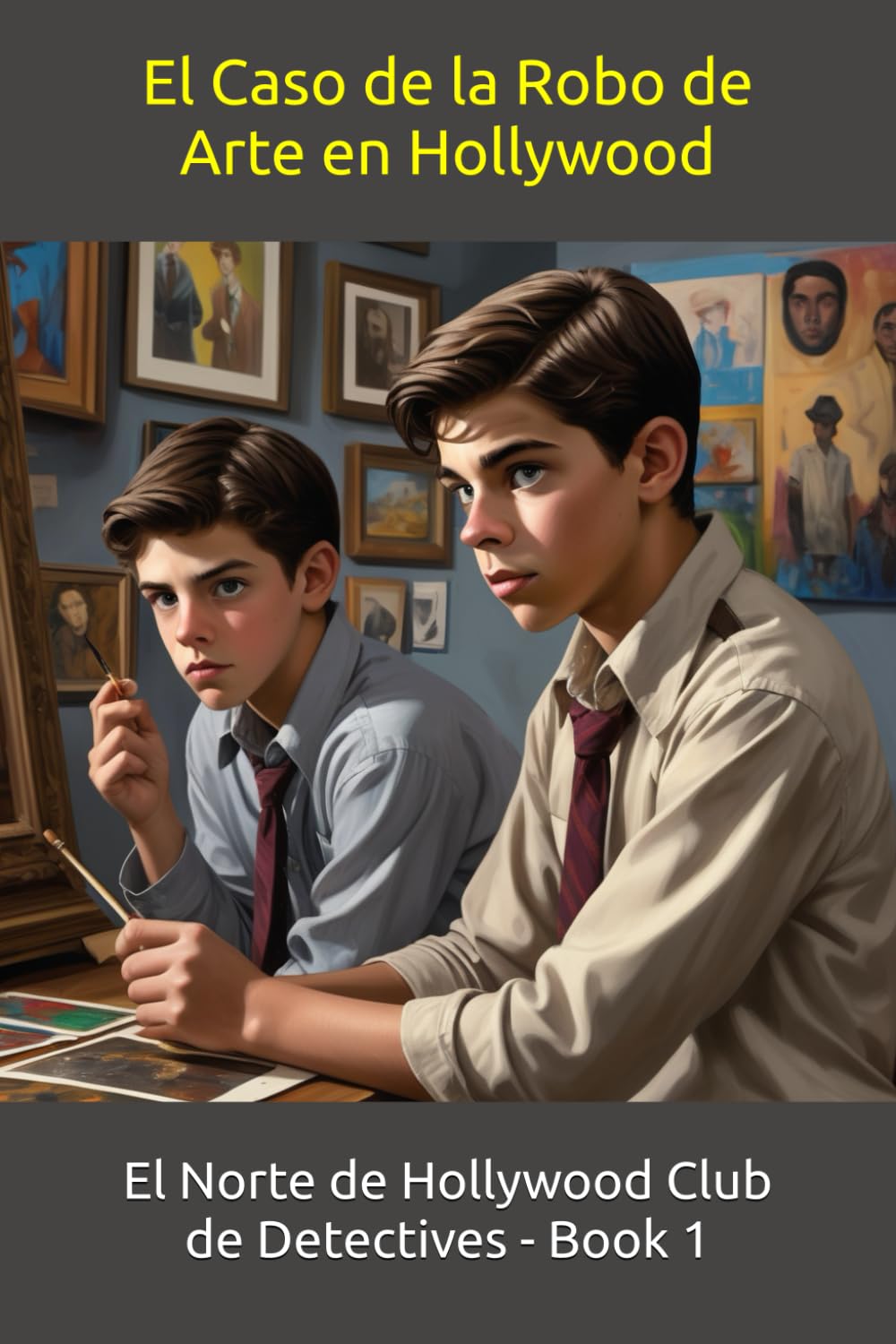 El Nortre de Hollywood Club de Detectives en El Caso de la Robo de Arte en Hollywood Action & Adventure