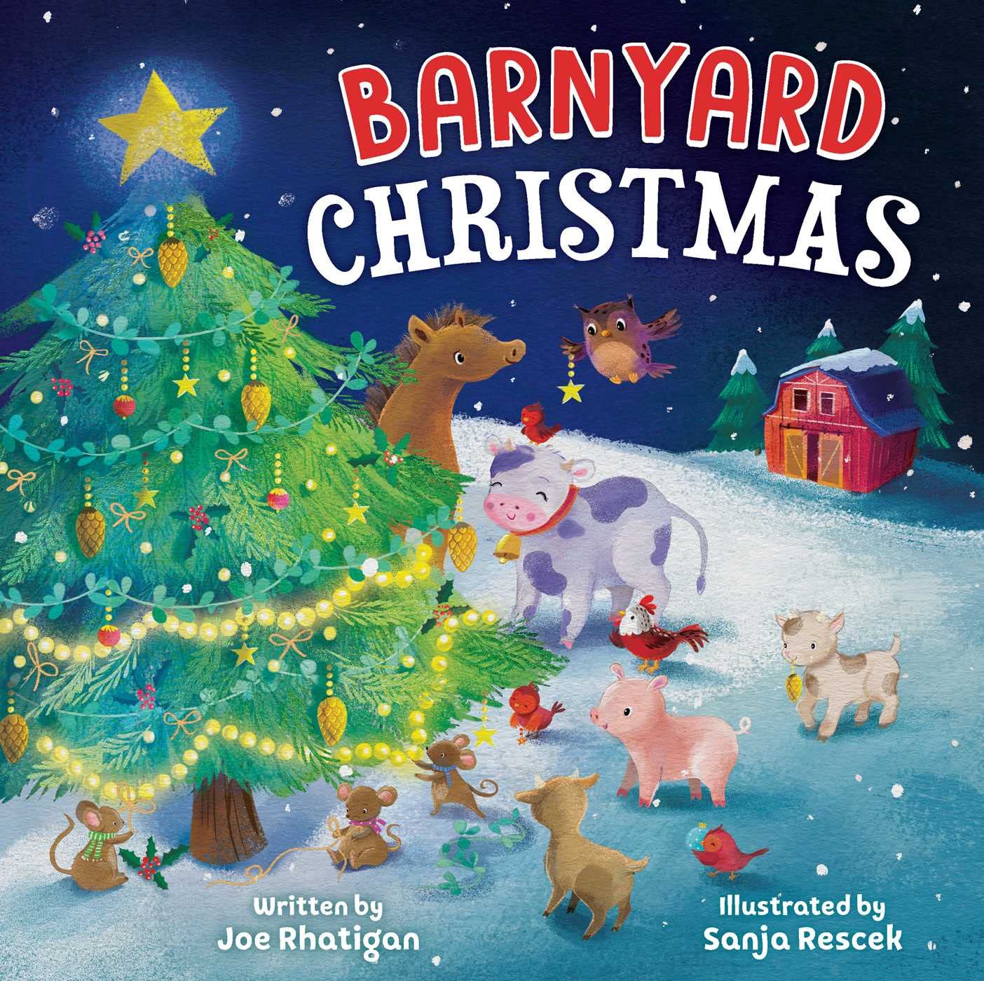 Barnyard Christmas: A Counting Book (Little Genius) Parents & Children