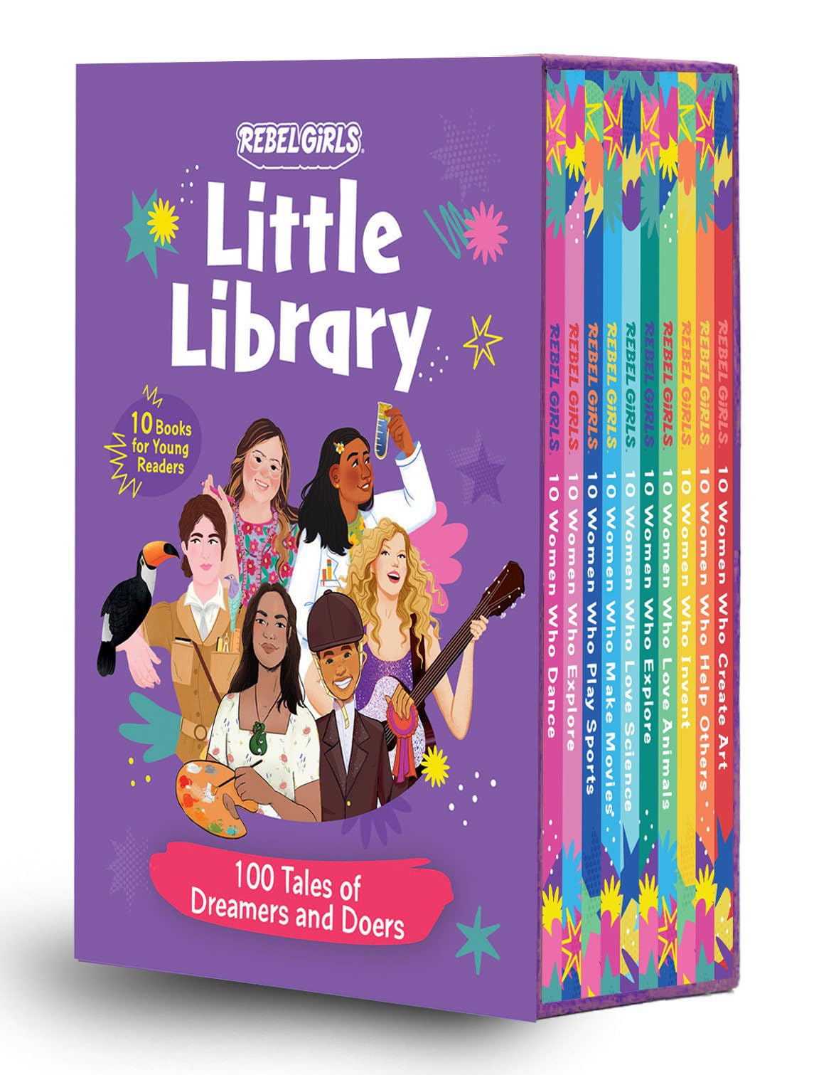 Rebel Girls Little Library: 100 Tales of Dreamers and Doers Parents & Children
