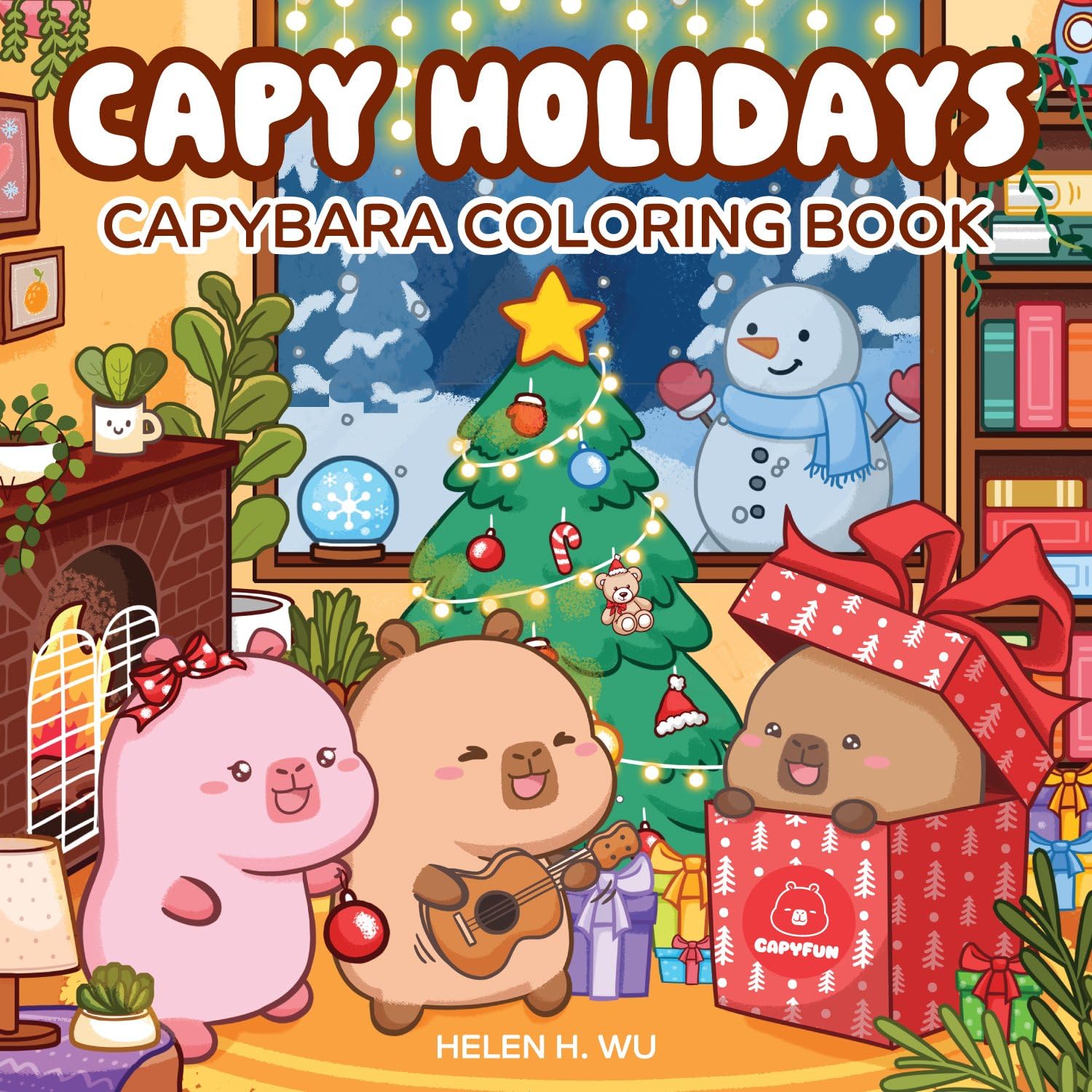 Capy Holidays: Capybara Coloring Book (Capy Capybara) Parents & Children