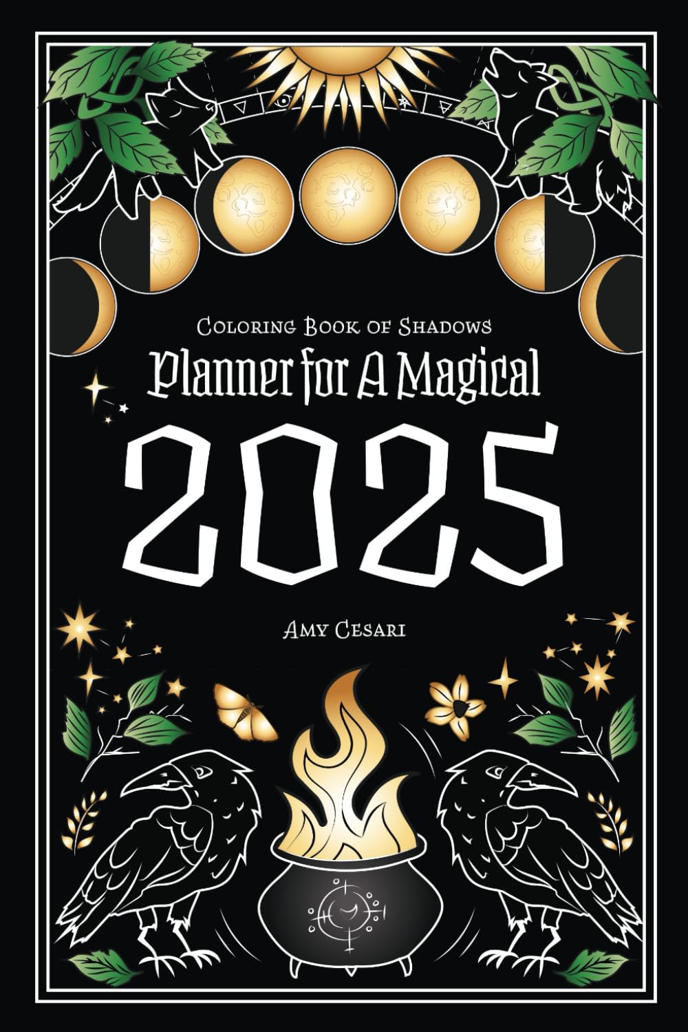Coloring Book of Shadows: Planner for a Magical 2025 Religion & Esotericism