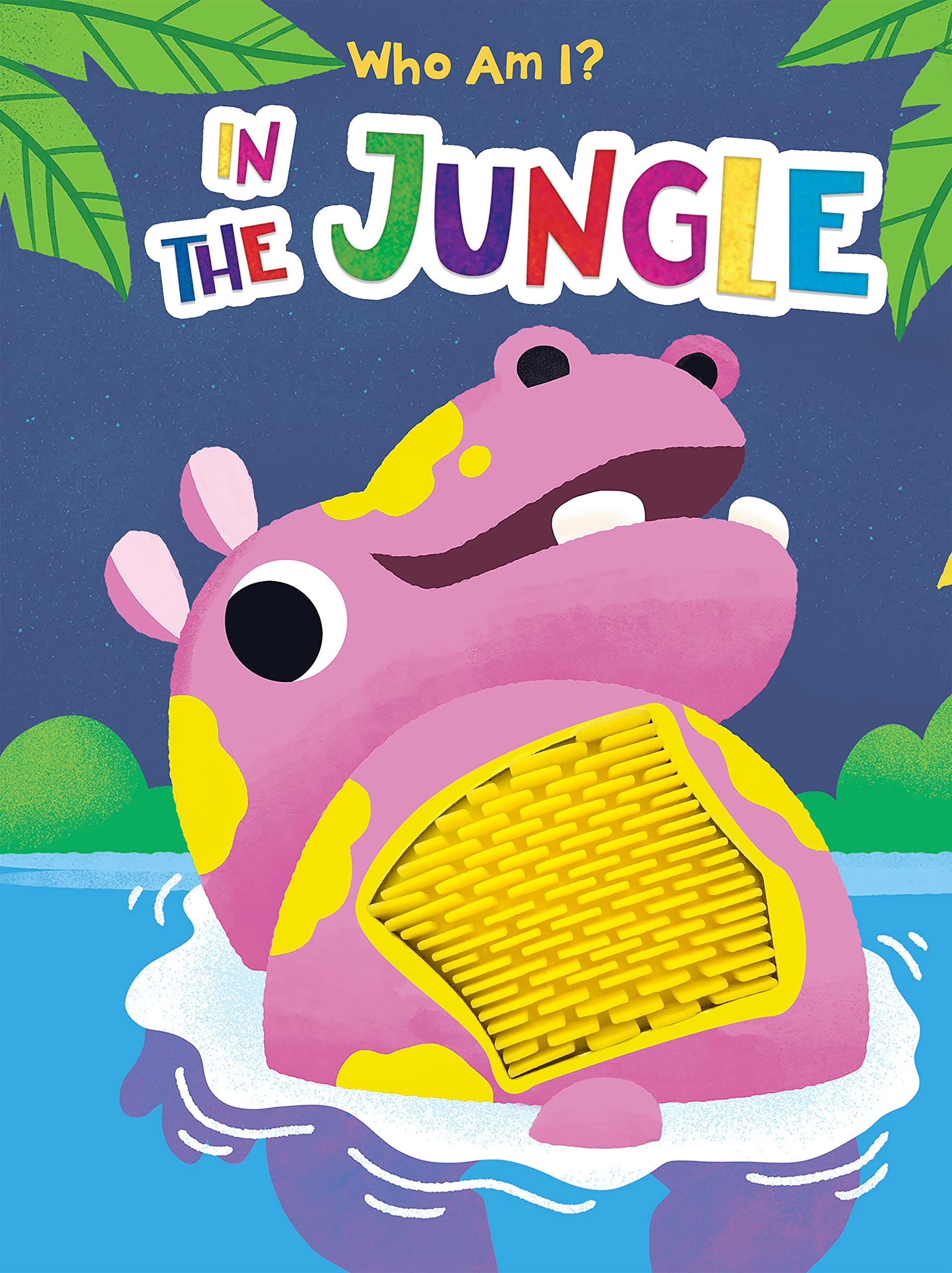 In the Jungle - Silicone Touch and Feel Board Book - Sensory Board Book Children's books