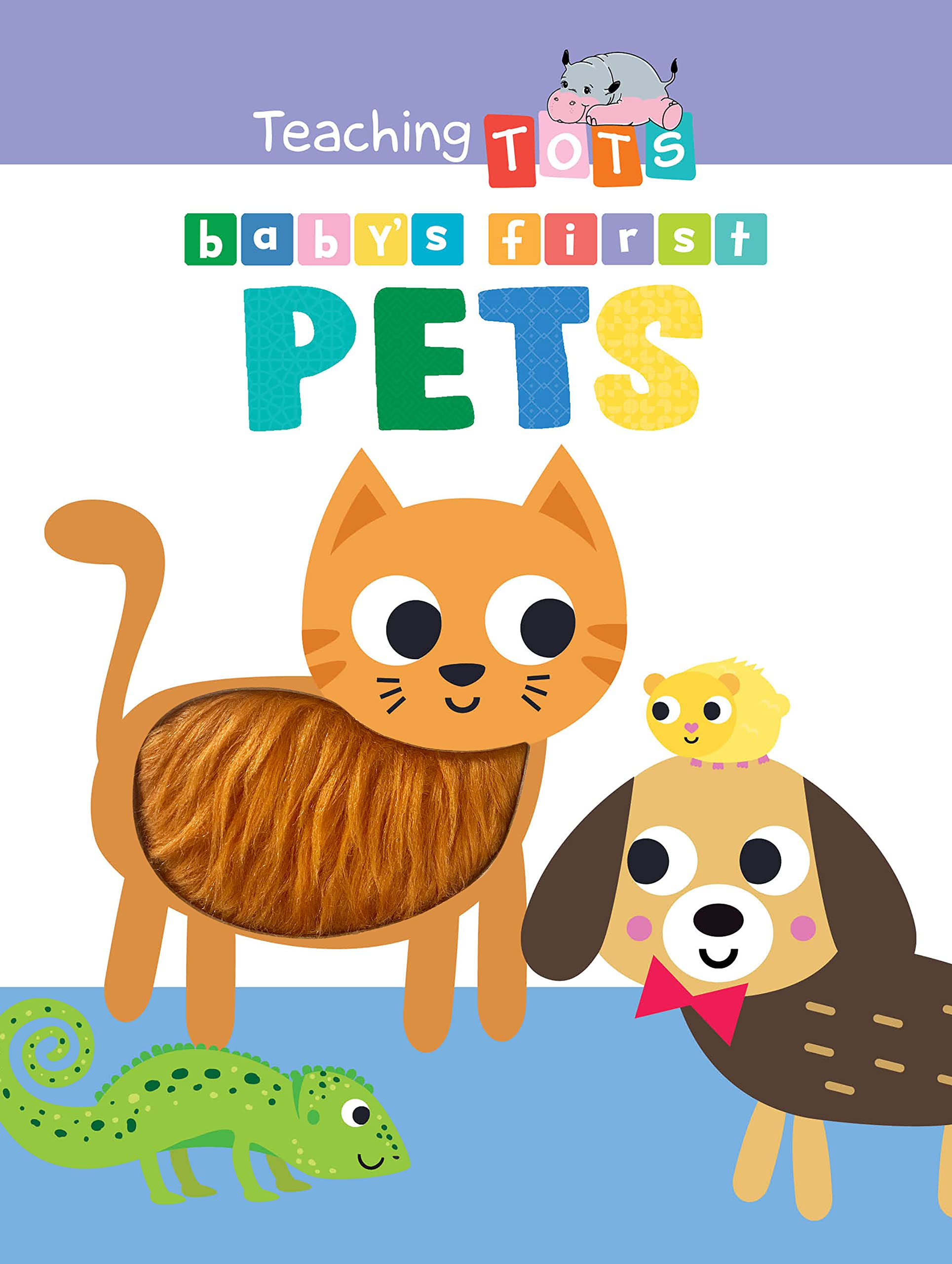Baby's First Pets - Children's Touch and Feel Board Book - Sensory Board Book Children's books