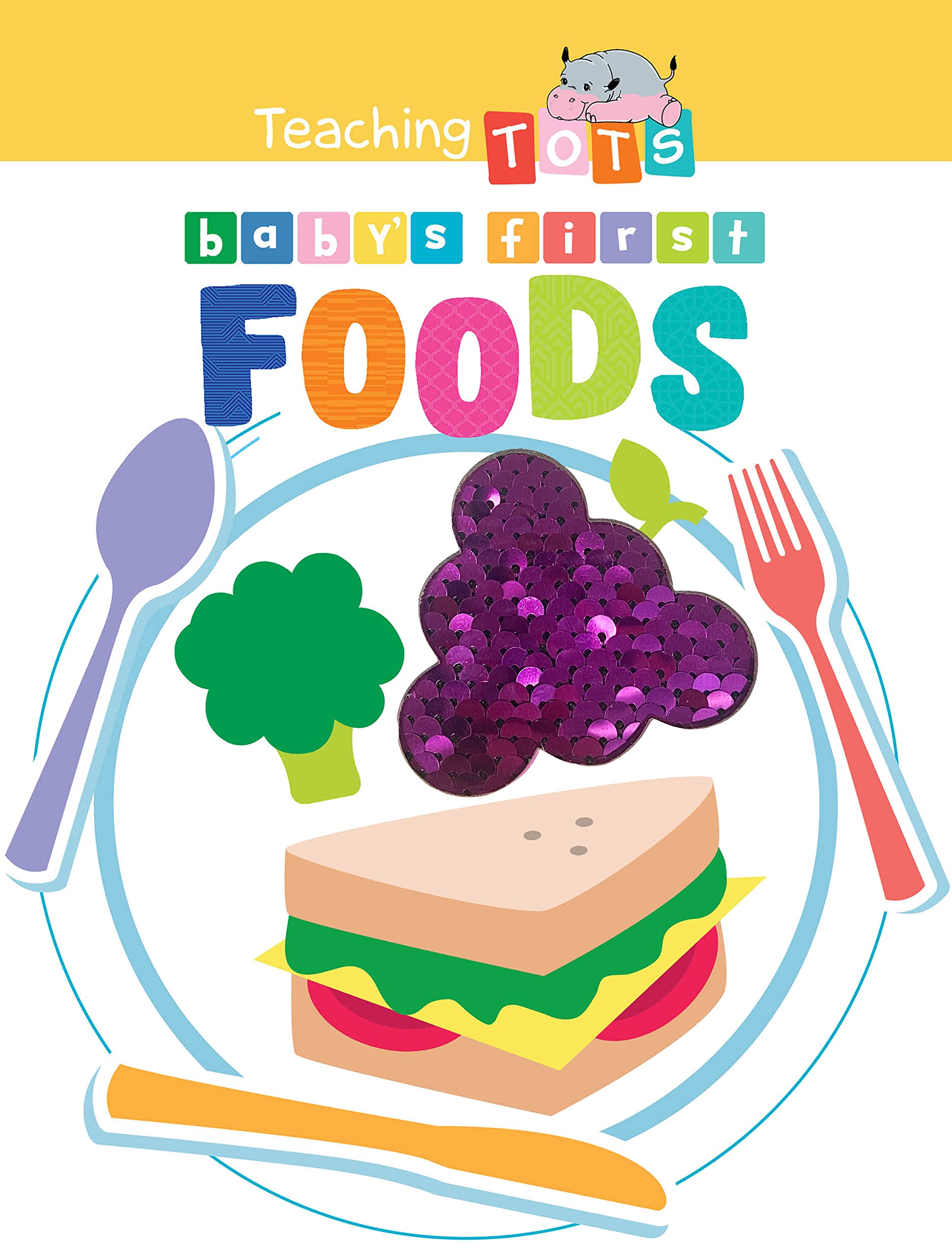 Baby's First Foods - Children's Touch and Feel Board Book - Sensory Board Book Children's books