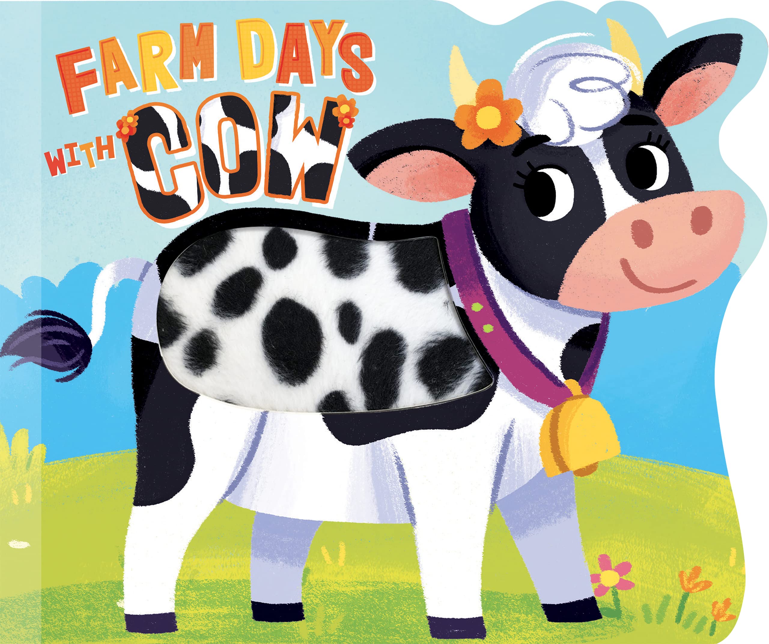 Farm Days with Cow - Touch and Feel Board Book - Sensory Board Book Children's books