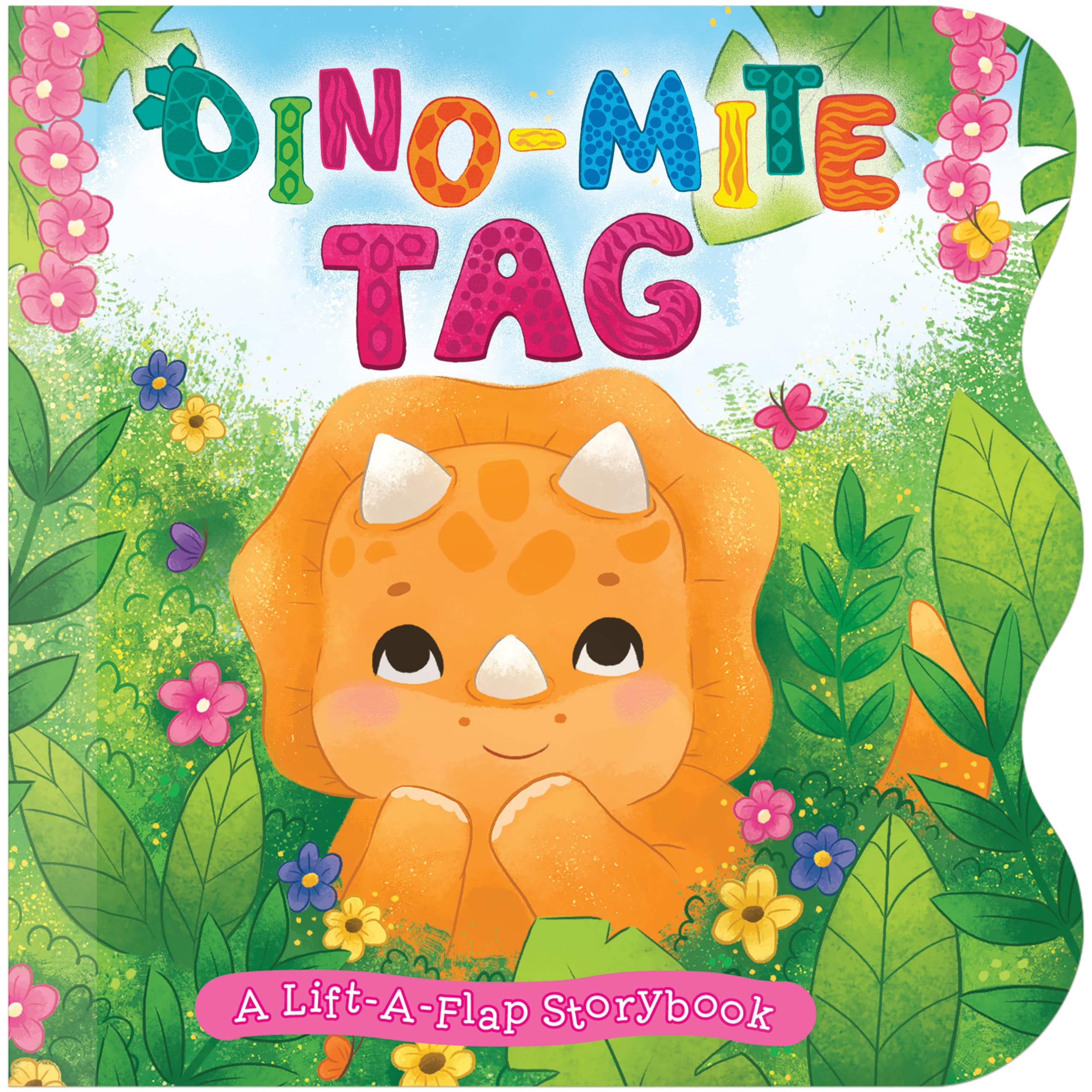 Dino-Mite Tag - Chunky Lift the Flap Board Book Children's books