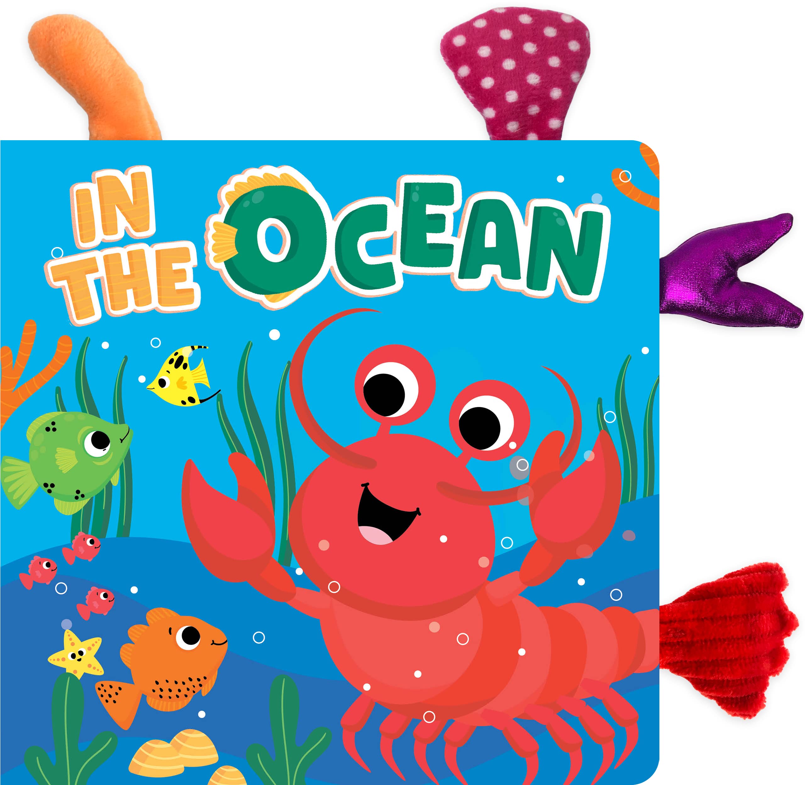 Touch-A-Tail In the Ocean - Children's Sensory Touch and Feel Board Book with Attached Tails Children's books