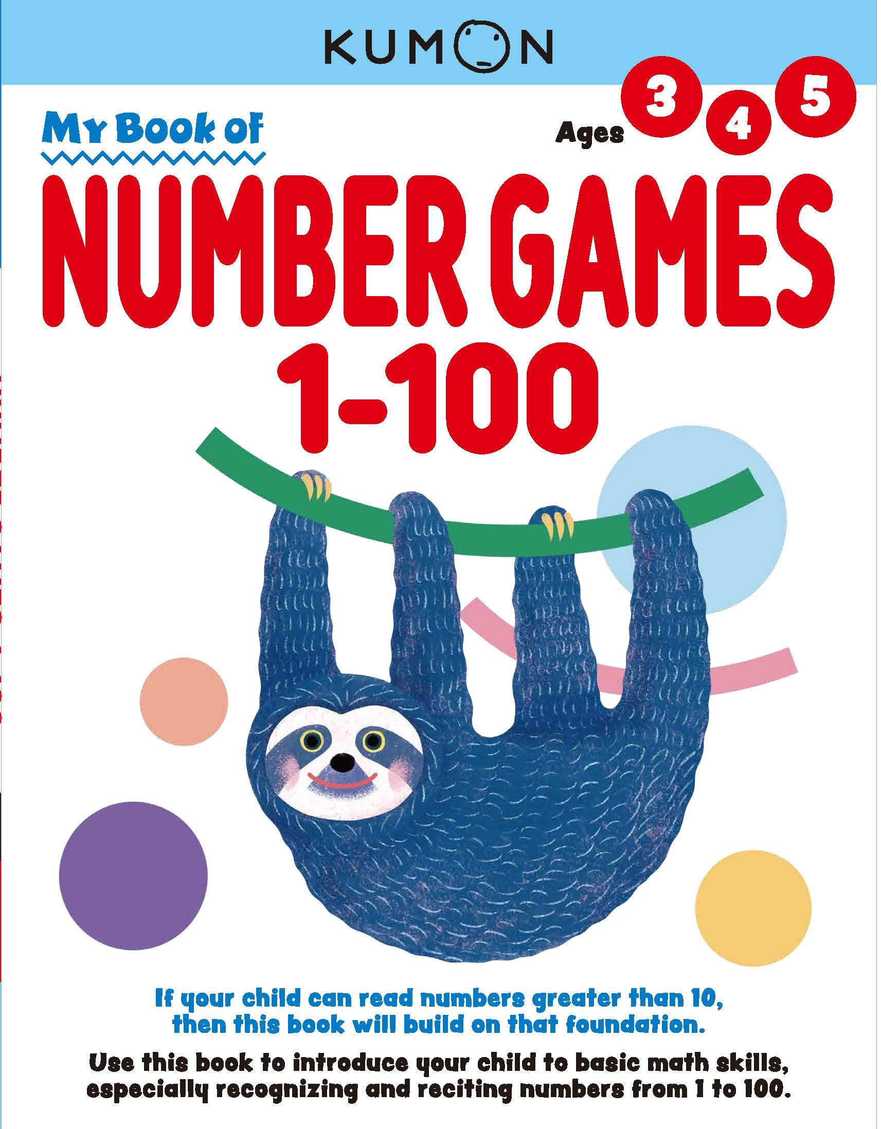 Kumon My Book of Number Games 1-100 Non-fiction