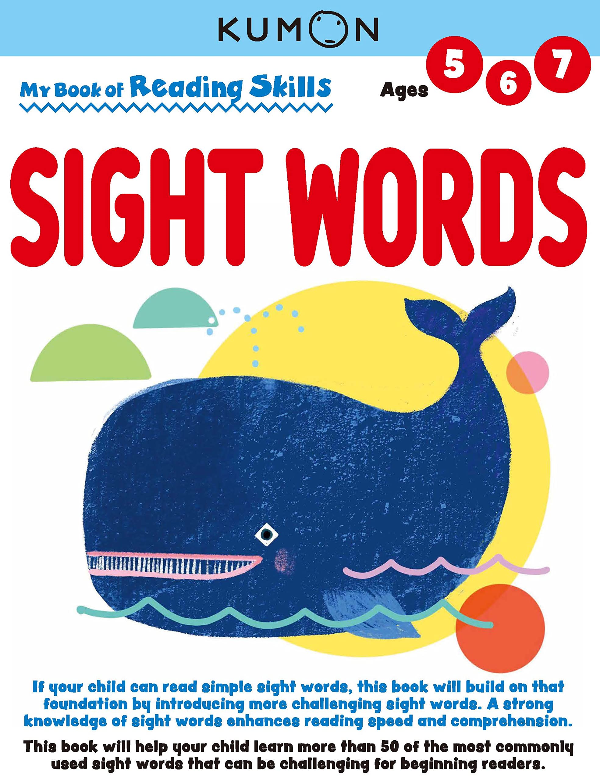 Kumon My Bk of Reading Skills: Sight Words Non-fiction