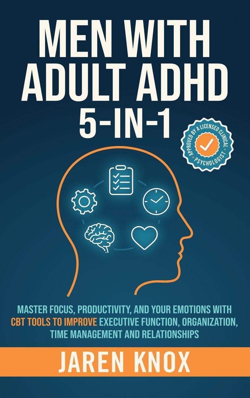 Men with Adult ADHD 5-in-1 Reference Books