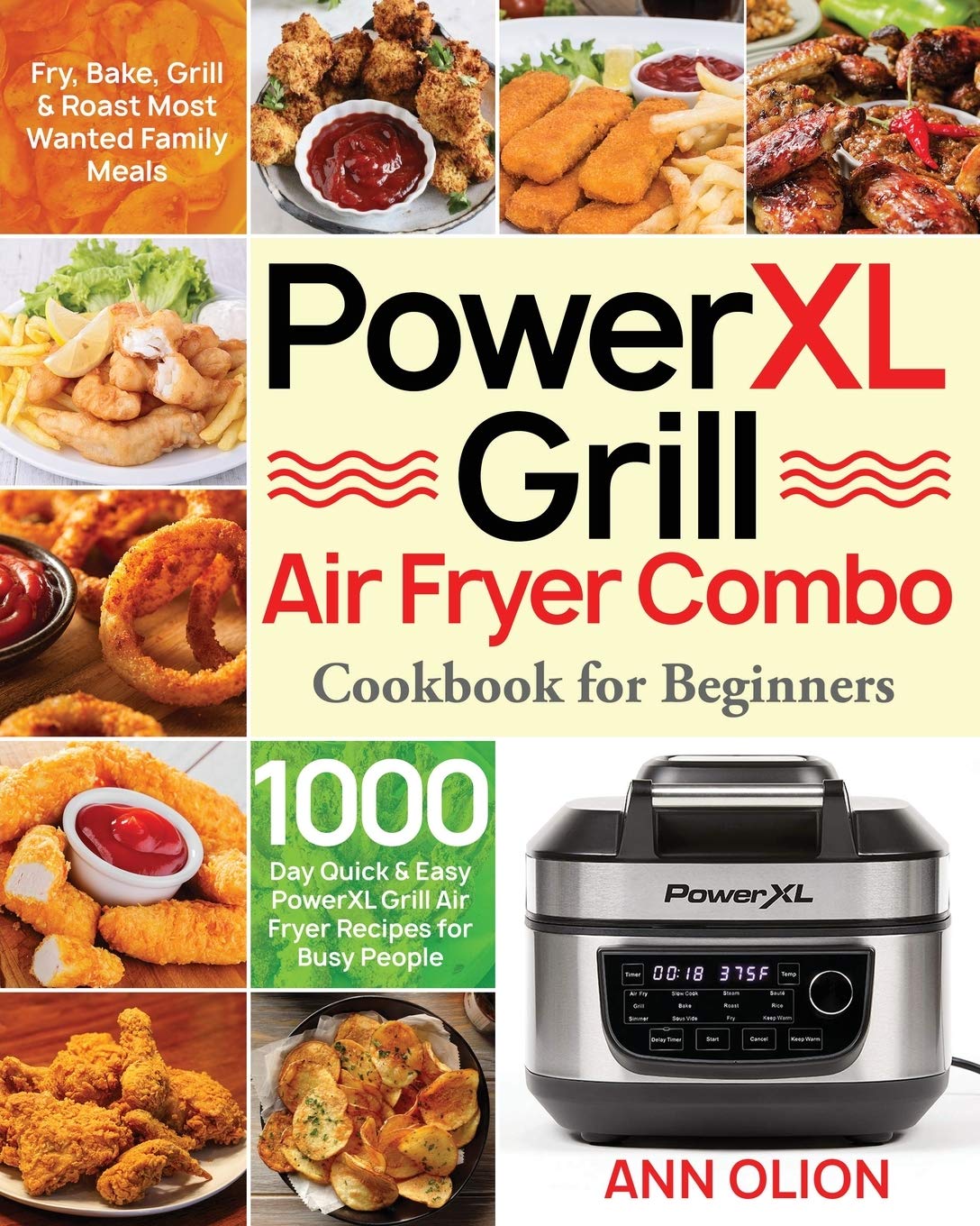 PowerXL Grill Air Fryer Combo Cookbook for Beginners Leisure, Home & Garden