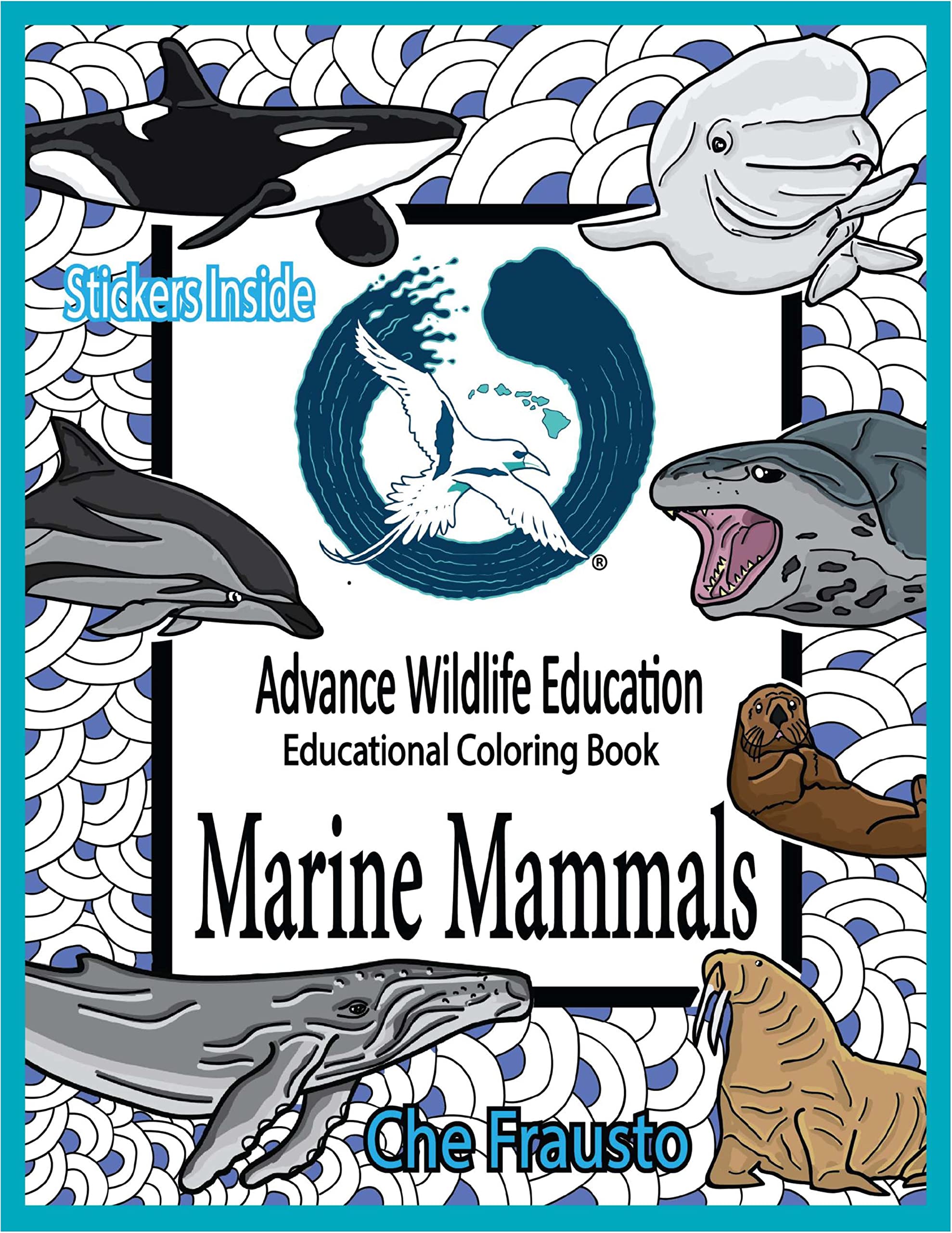 Marine Mammals: Wildlife Educational Coloring Book Hobbies & Crafts