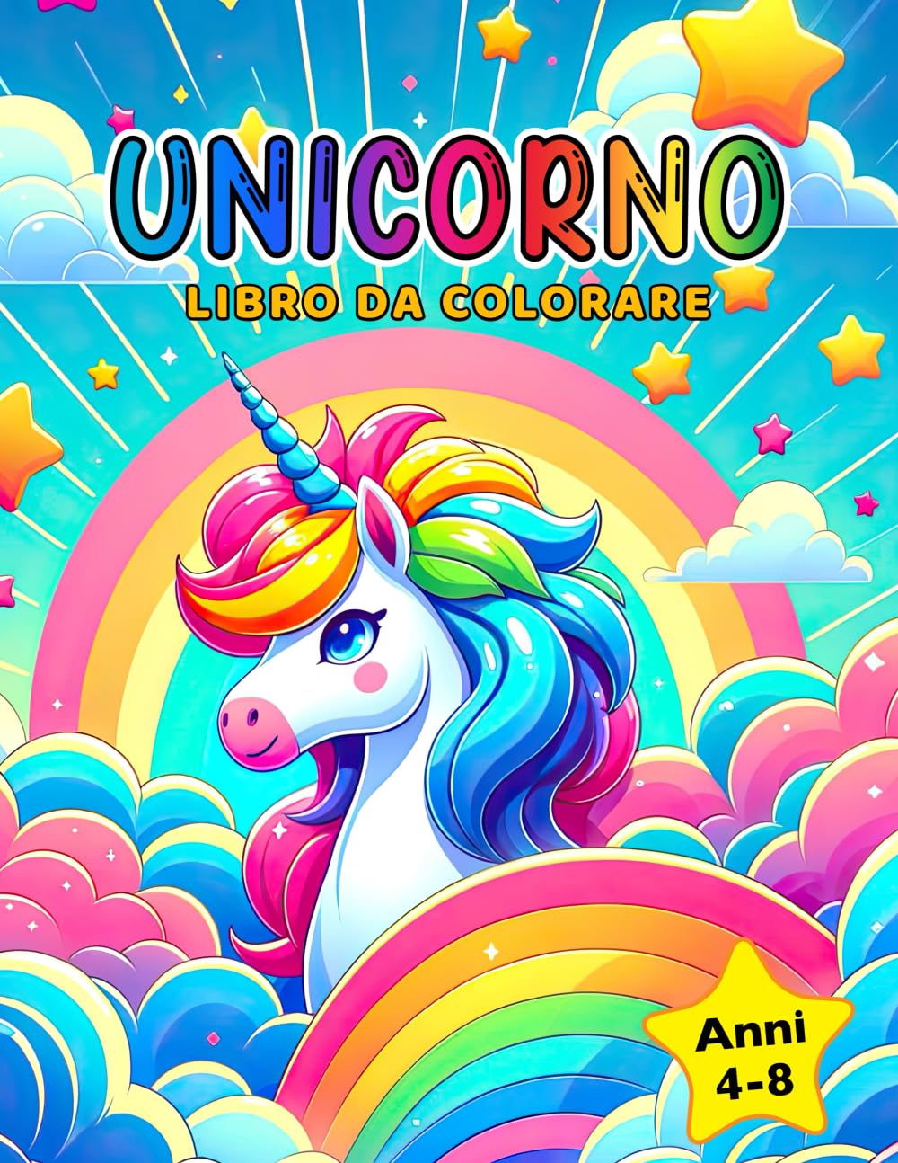 Unicorno libro da colorare Novels & Short Stories