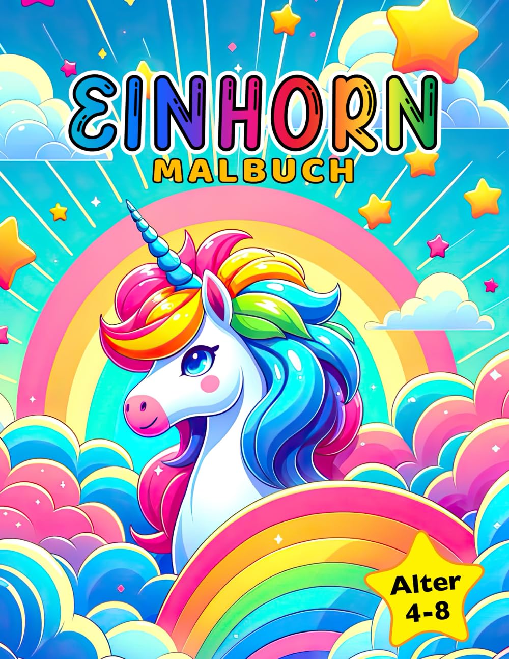 Einhorn Malbuch: für Kinder von 4-8 Jahren book