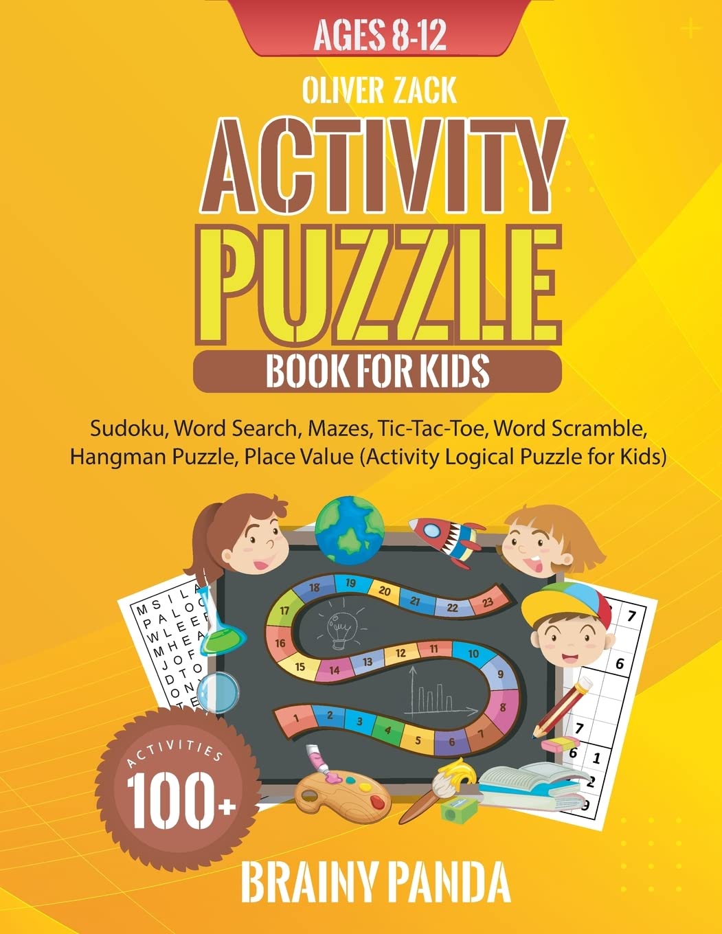 Activity Puzzle Book For Kids Ages 8-12 Tiptoi & Games