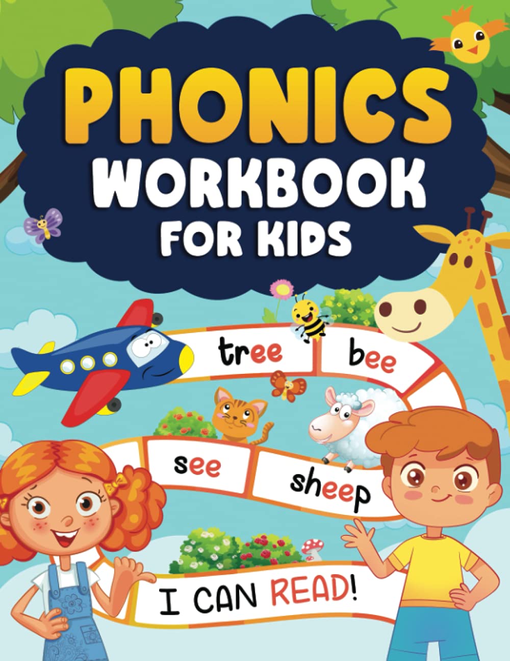 Phonics Workbook for Kids 4-6: More Than 80 Pages to Learn Letters, New Words, Practice Letter Sounds, Practice Reading and More! | Phonics Activities ... for Little Readers and Kids Ages 4, 5 & 6 Non-fiction