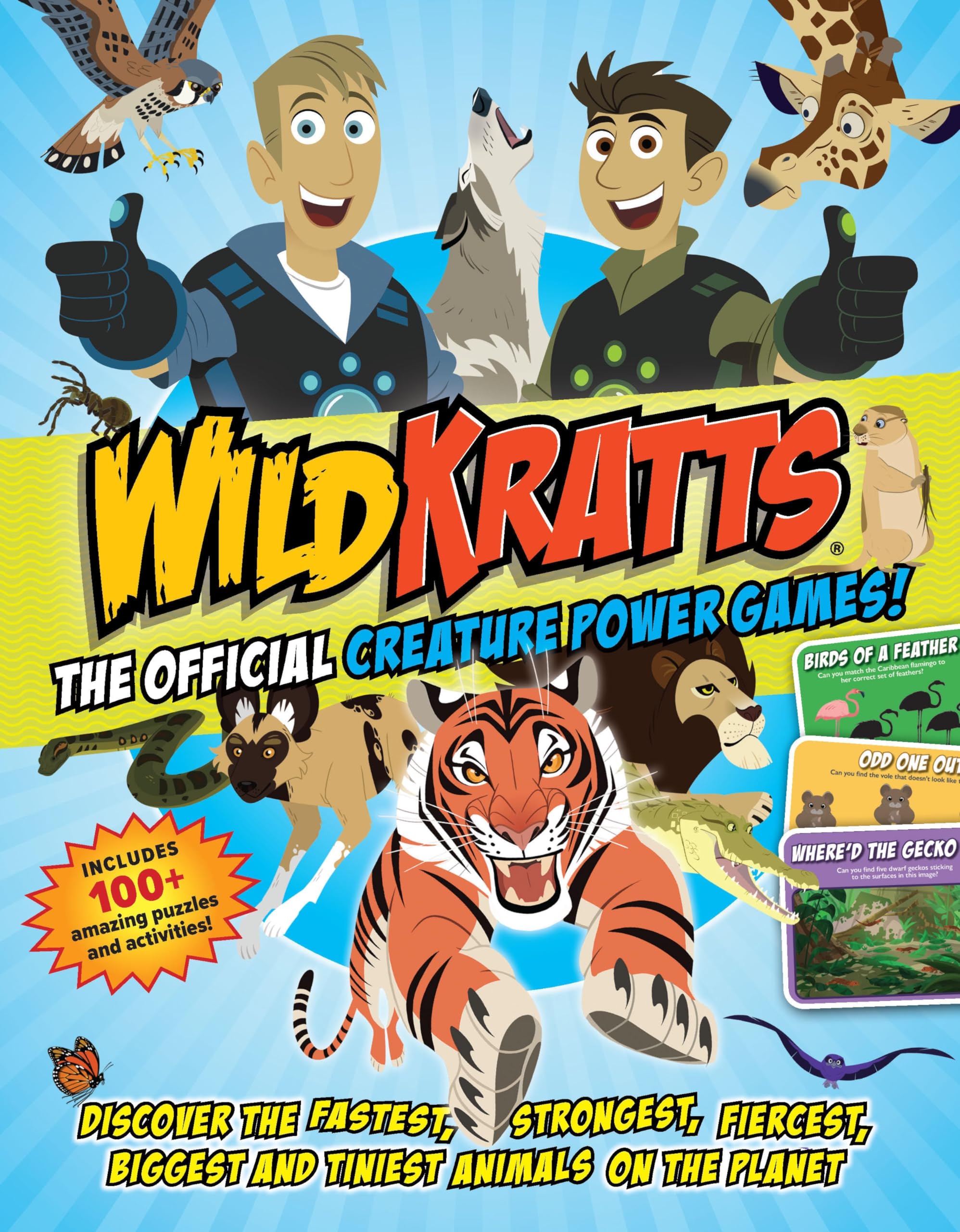 Wild Kratts: The Official Creature Power Games!: Discover the Fastest, Strongest, Fiercest, Biggest and Tiniest Animals on the Planet Tiptoi & Games