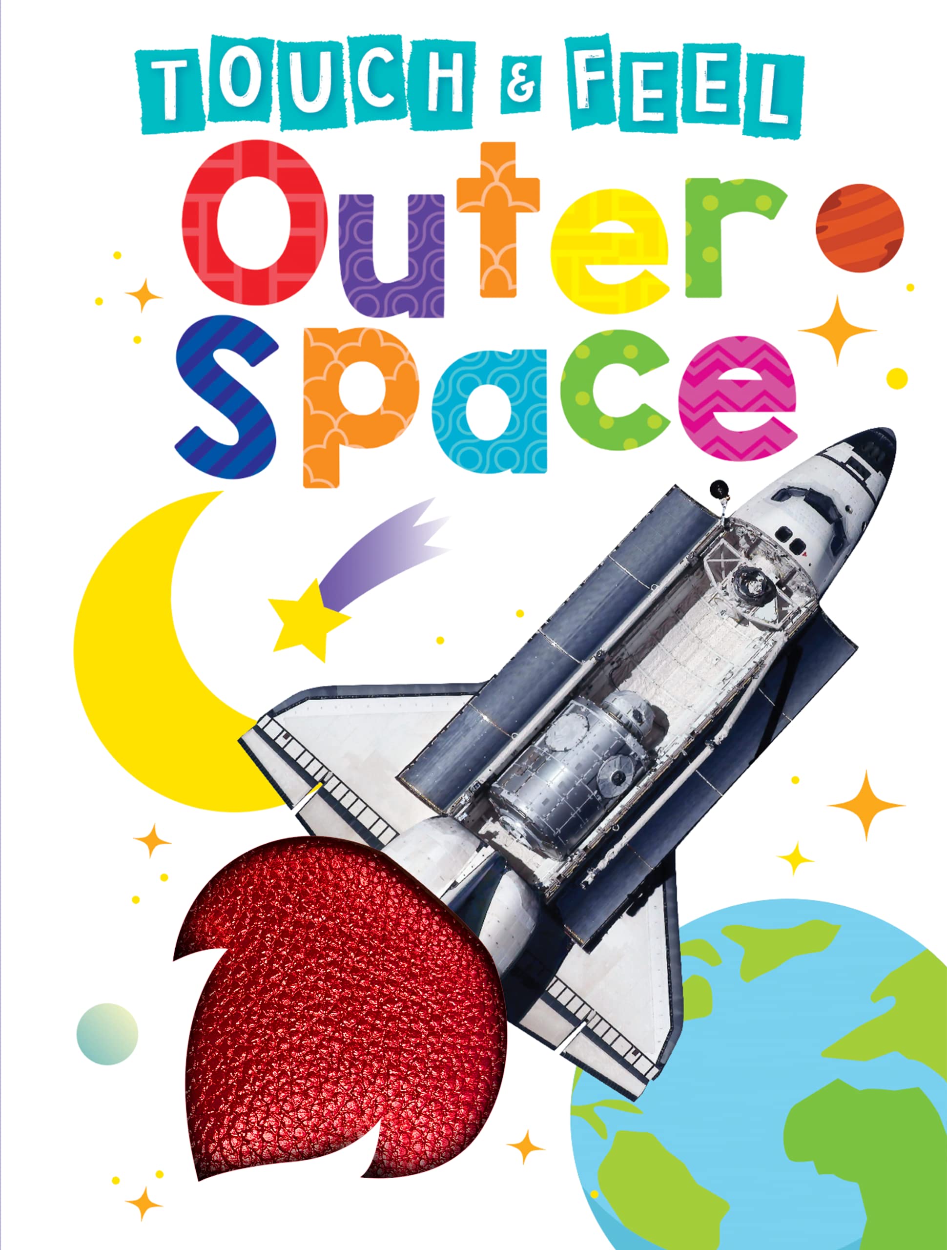 Outer Space - Children's Touch and Feel Board Book - Sensory Board Book Children's books
